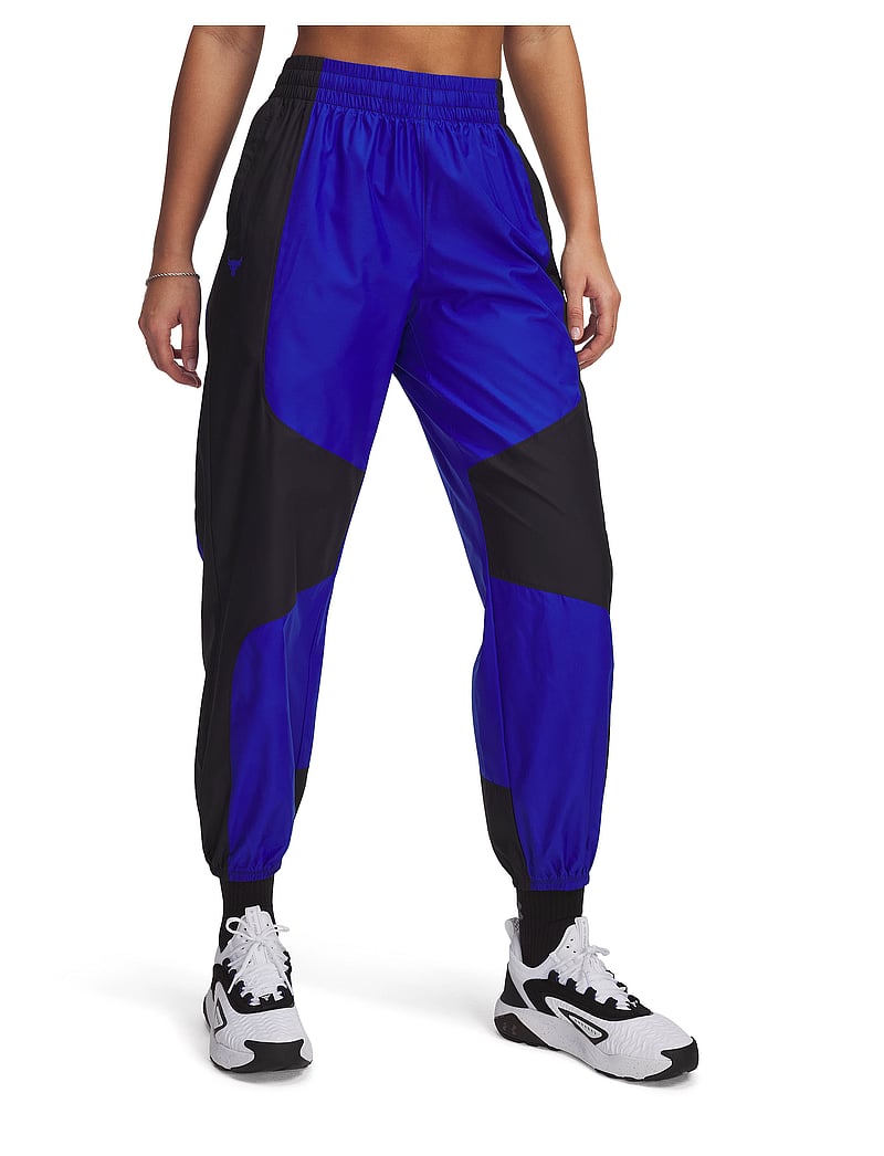 Under Armour - Pjt Rck Woven Bottom - treeningpüksid - black - 0