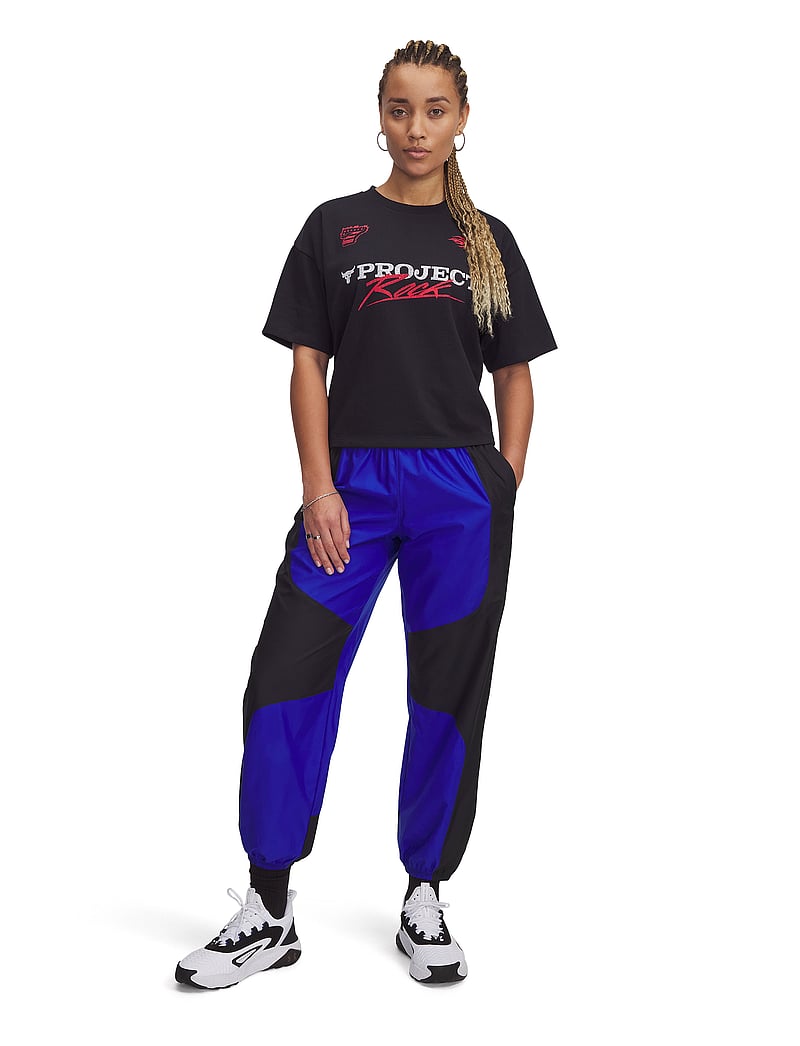 Under Armour - Pjt Rck Woven Bottom - treeningpüksid - black - 4