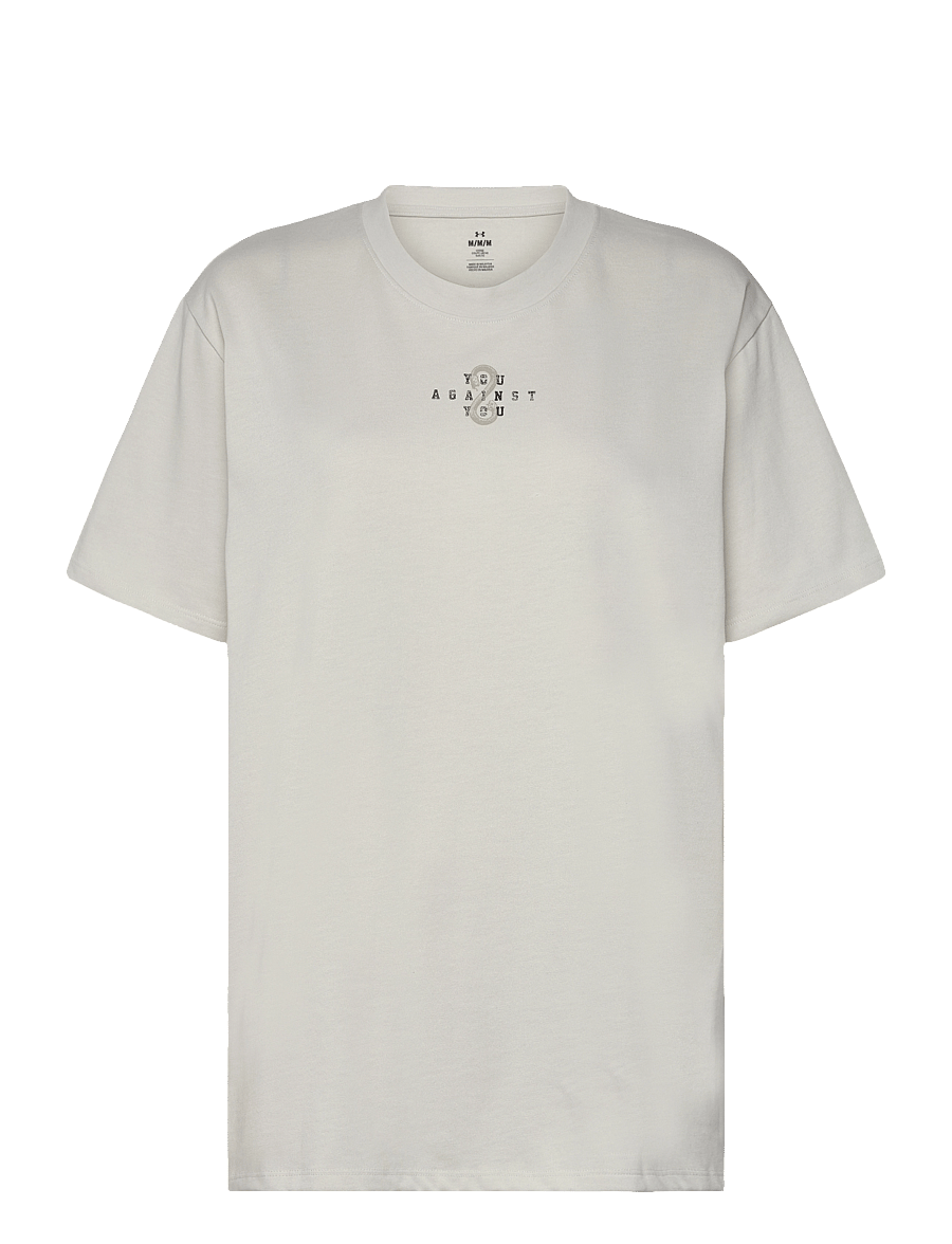 Under Armour - Pjt Rck Campus T - t-shirts - white clay - 1
