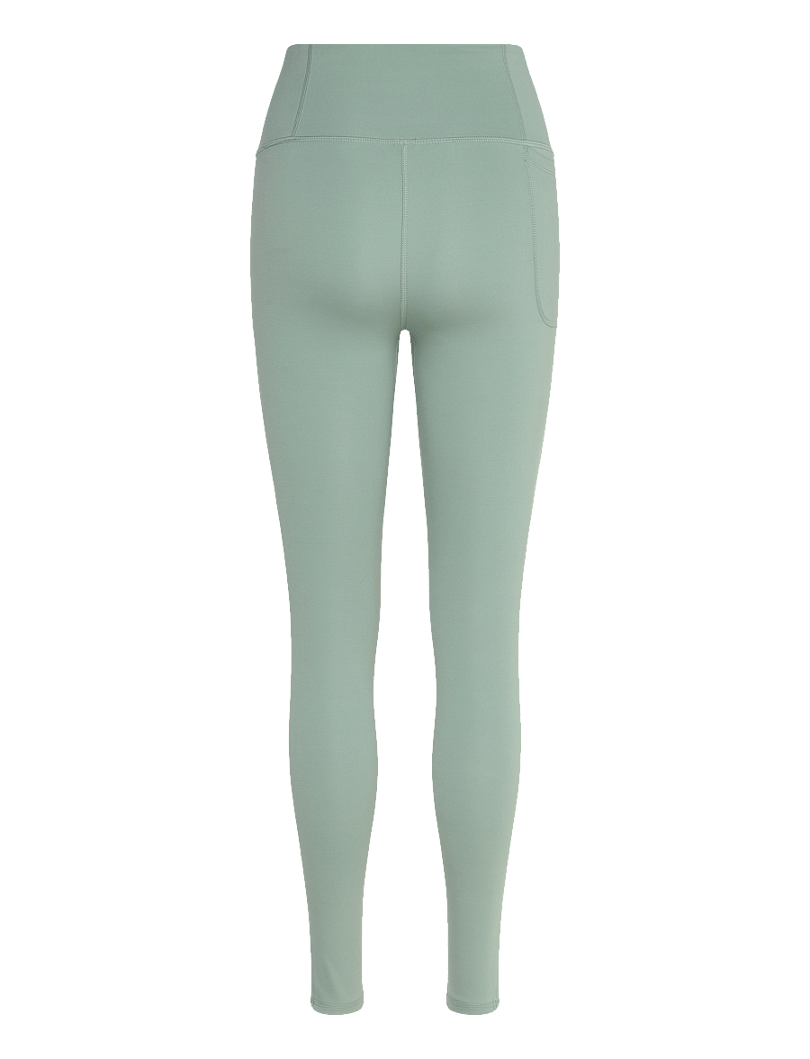 Under Armour - Motion Piped Legging - volle länge - silica green - 2
