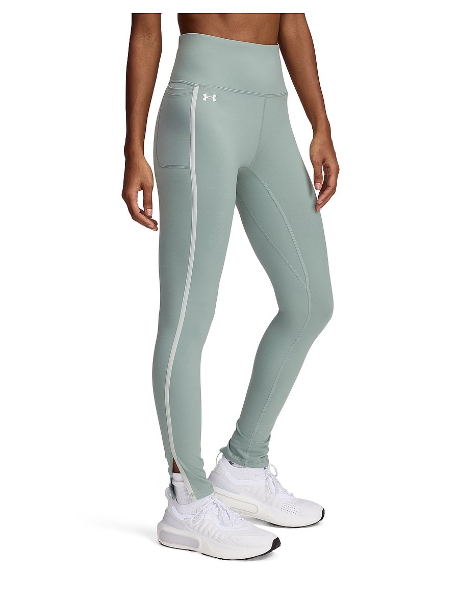 Under Armour - Motion Piped Legging - volle länge - silica green - 0
