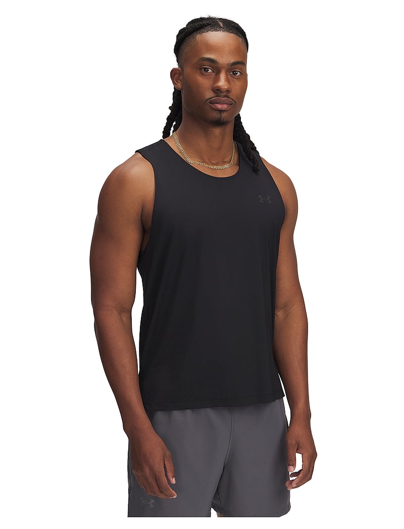 Under Armour - UA LAUNCH ELITE SINGLET - tank tops - black - 0