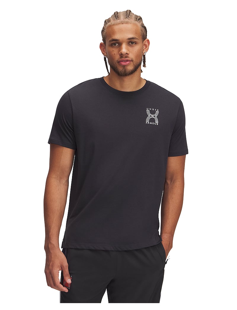 Under Armour - UA RUN 96 SHORTSLEEVE - t-shirts - anthracite - 0