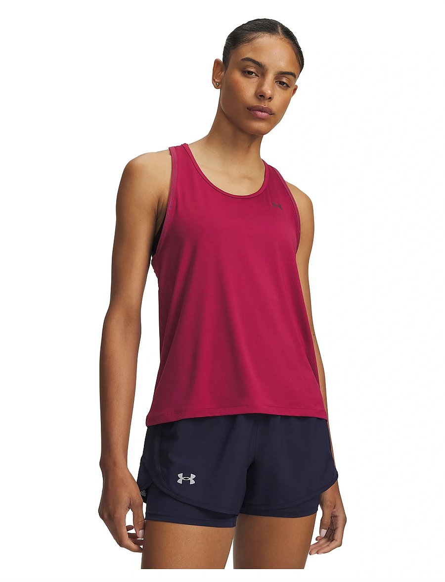 Under Armour - Tech Knockout Tank - tank tops - claret - 0