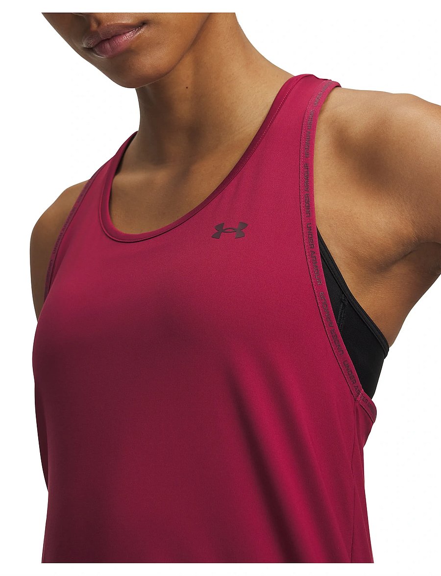 Under Armour - Tech Knockout Tank - tank tops - claret - 4