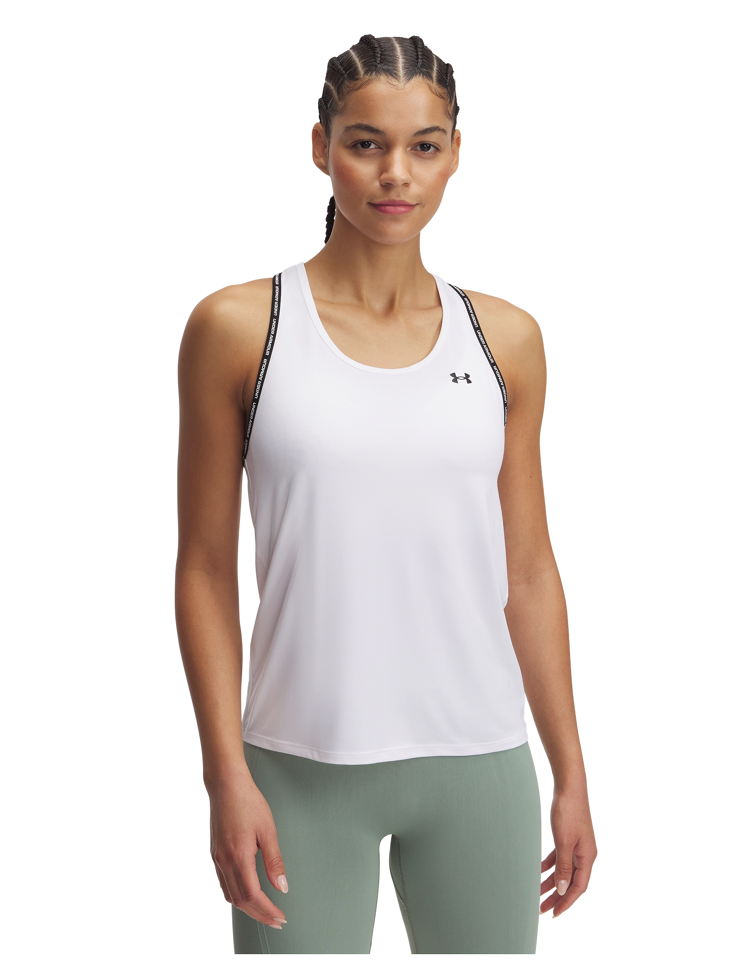 Under Armour Tech Knockout Tank, Kvinder, Trænings Tanktop, Hvid, Str: XS