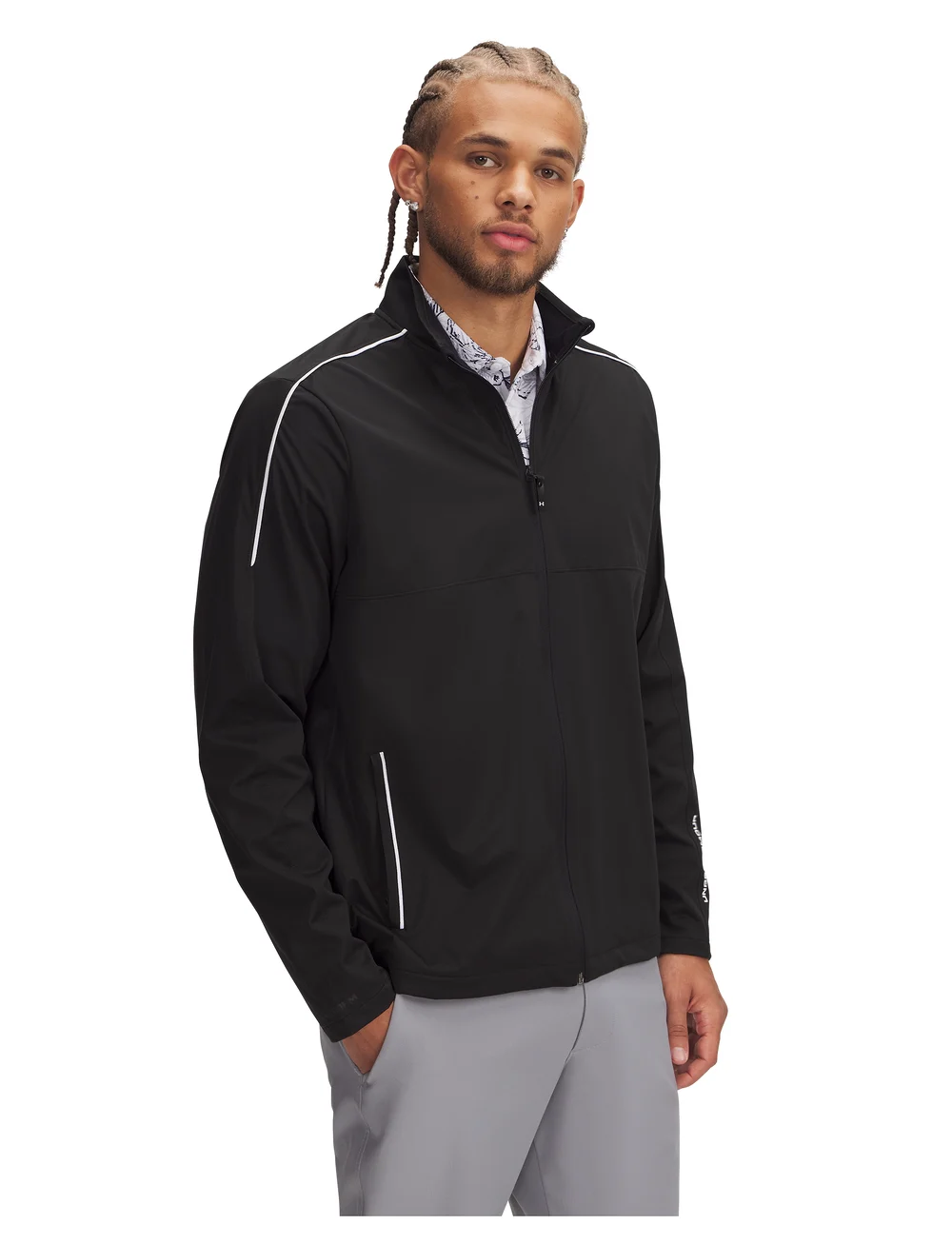 Under Armour - UA Drive Wind Full Zip - golf-jacken - black - 0