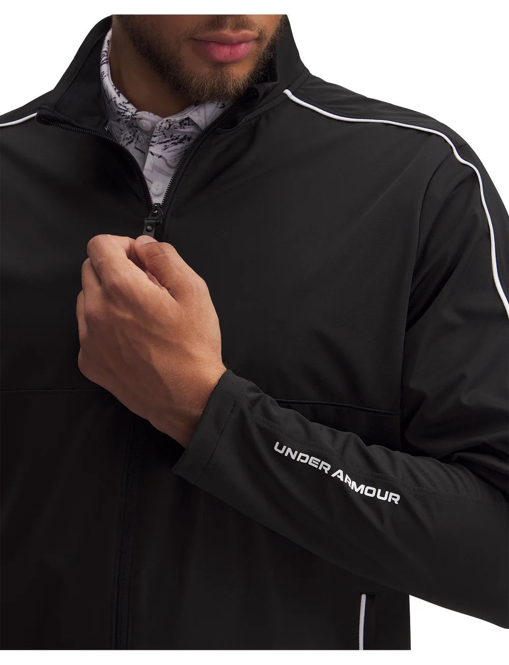 Under Armour - UA Drive Wind Full Zip - golf-jacken - black - 4