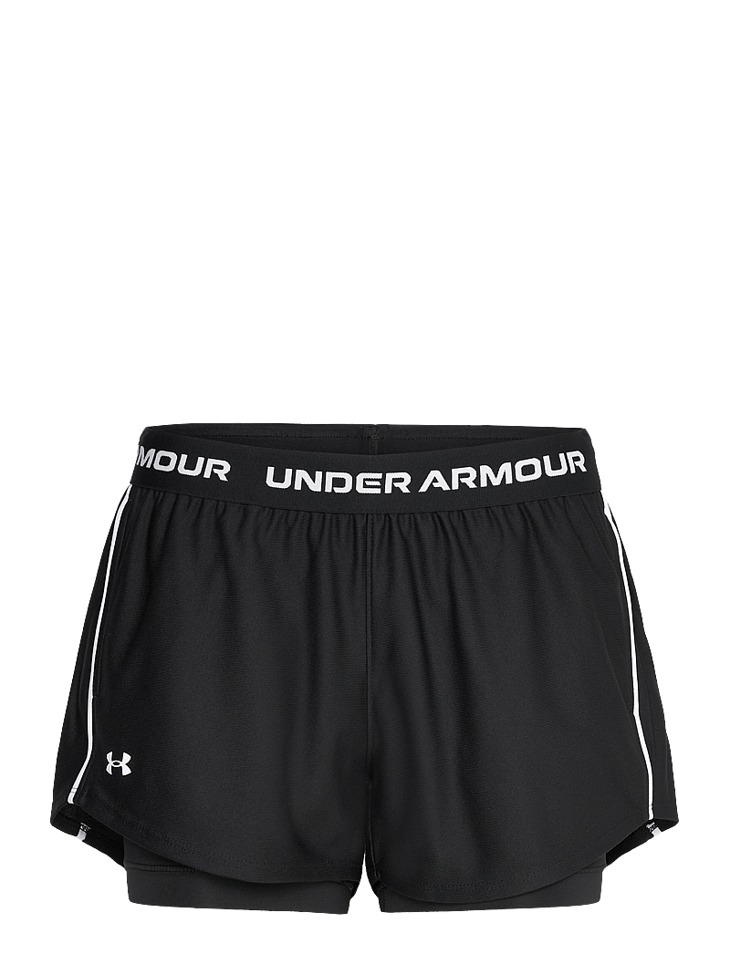 Under Armour - Tech Play Up 2in1 Shorts - træningsshorts - black - 1