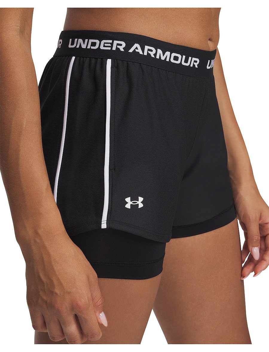 Under Armour - Tech Play Up 2in1 Shorts - träningsshorts - black - 5