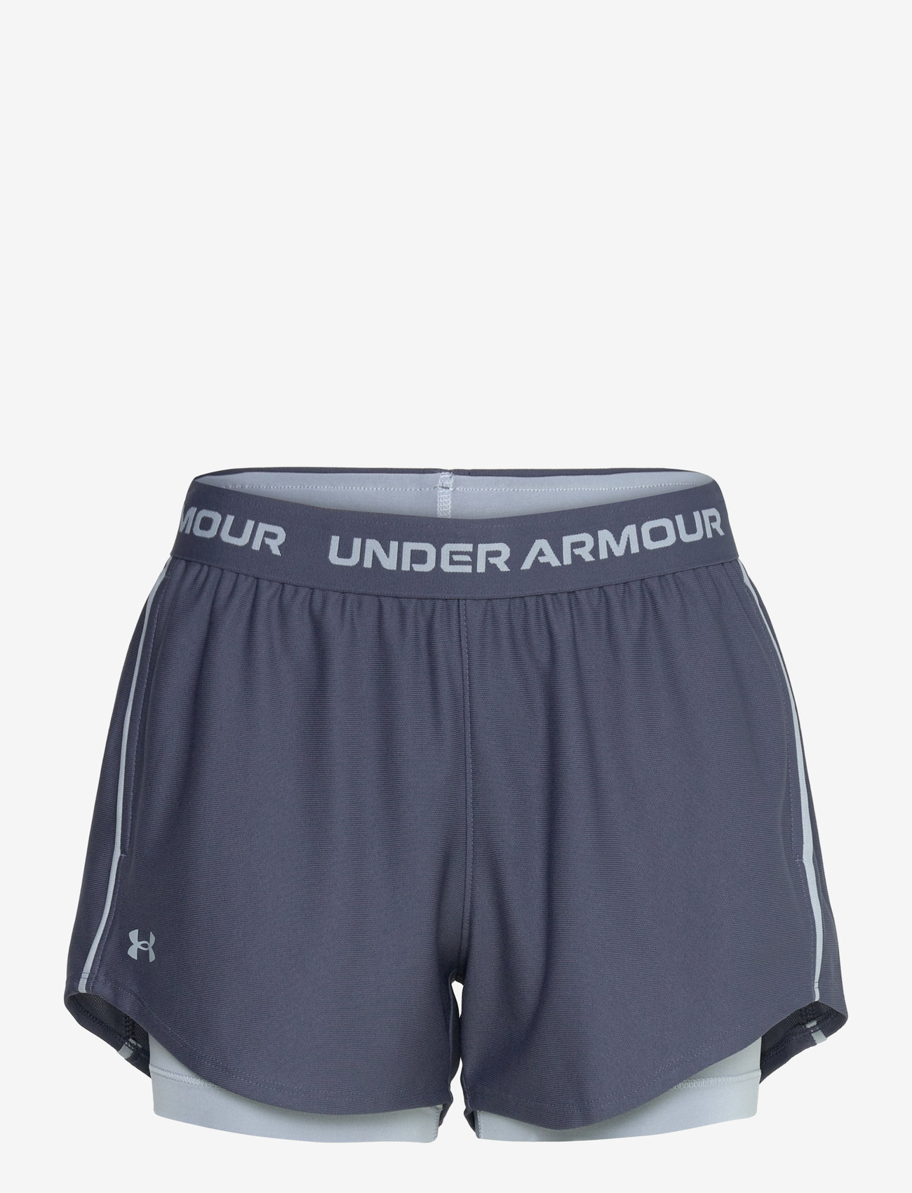 Under Armour - Tech Play Up 2in1 Shorts - træningsshorts - downpour gray - 1