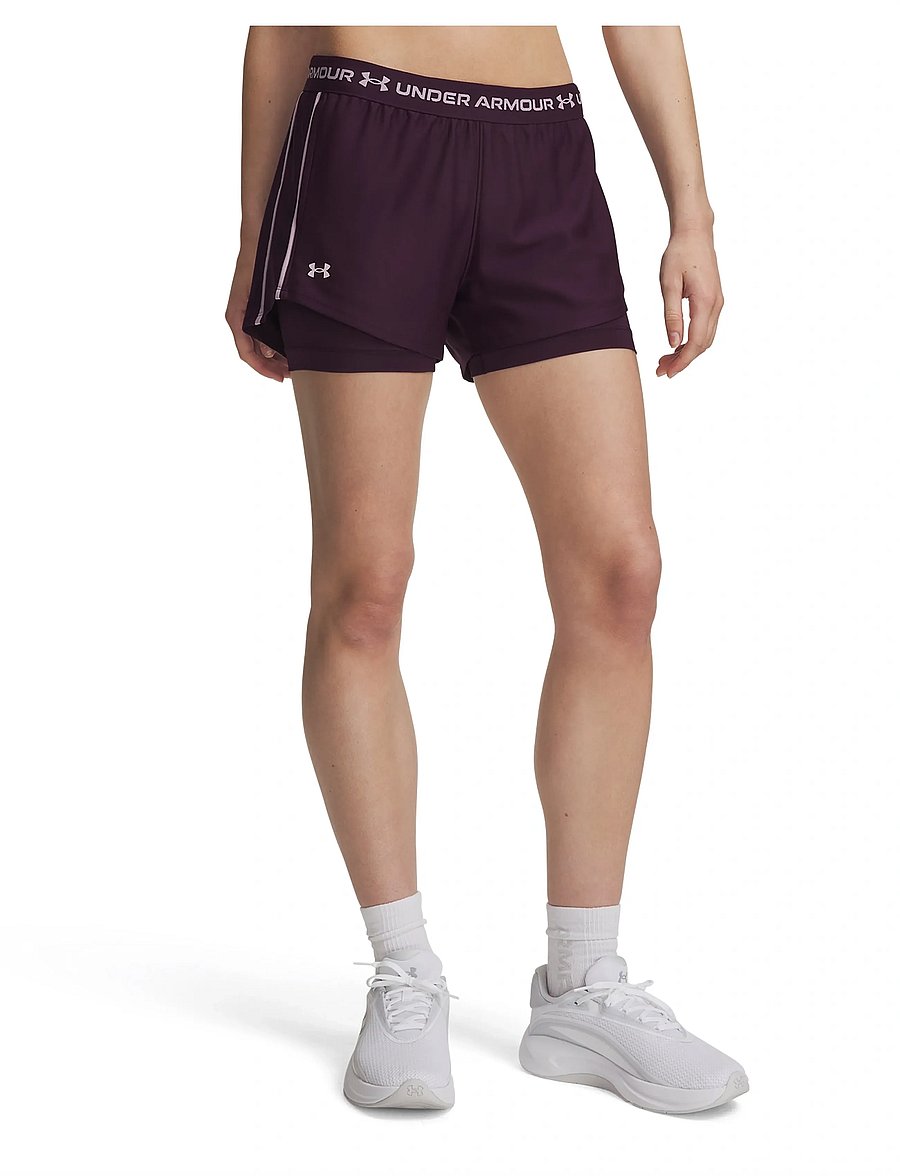 Under Armour - Tech Play Up 2in1 Shorts - trainingsshorts - purple echo - 0