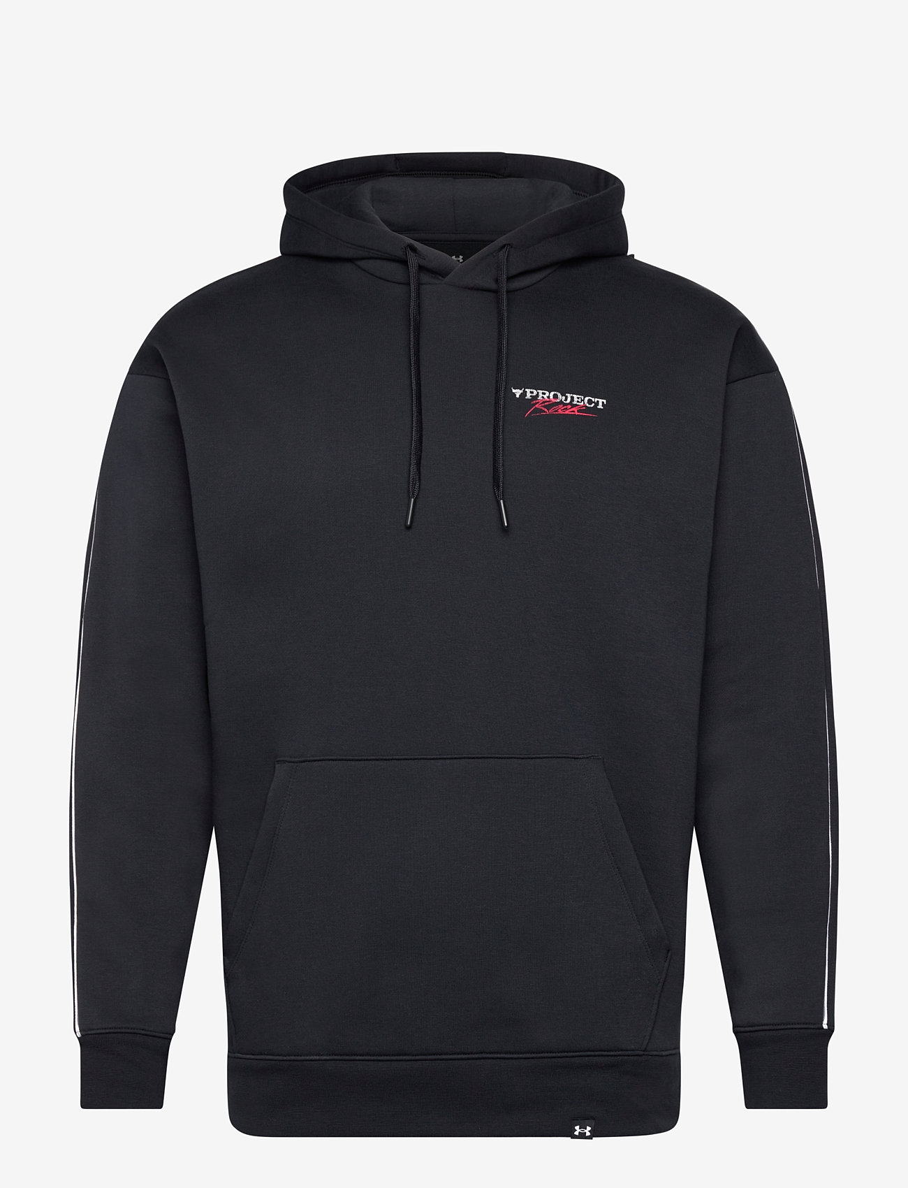 Under Armour - Pjt Rck Icon Fleece Hdy - tops - black - 1