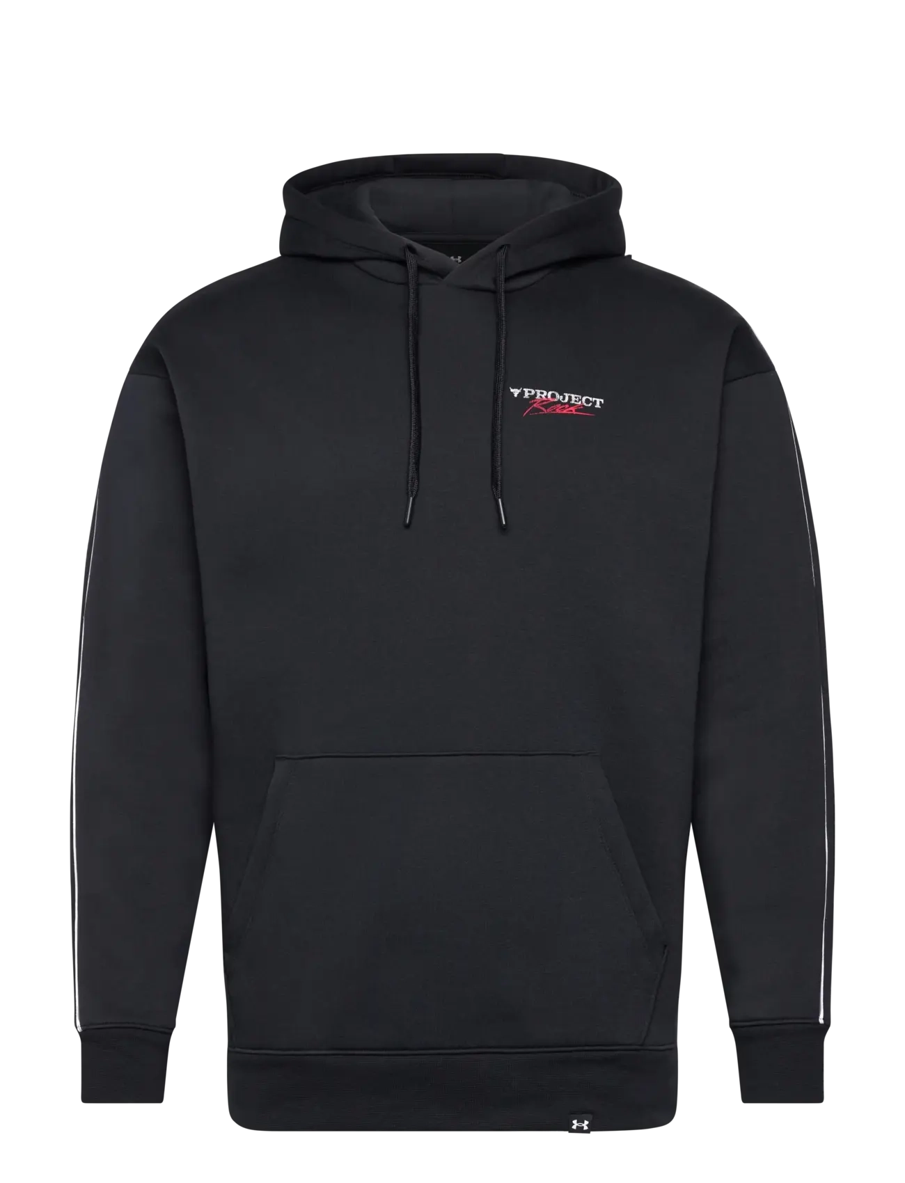 Under Armour Pjt Rck Icon Fleece Hdy - Kapuzenpullover - BLACK / black
