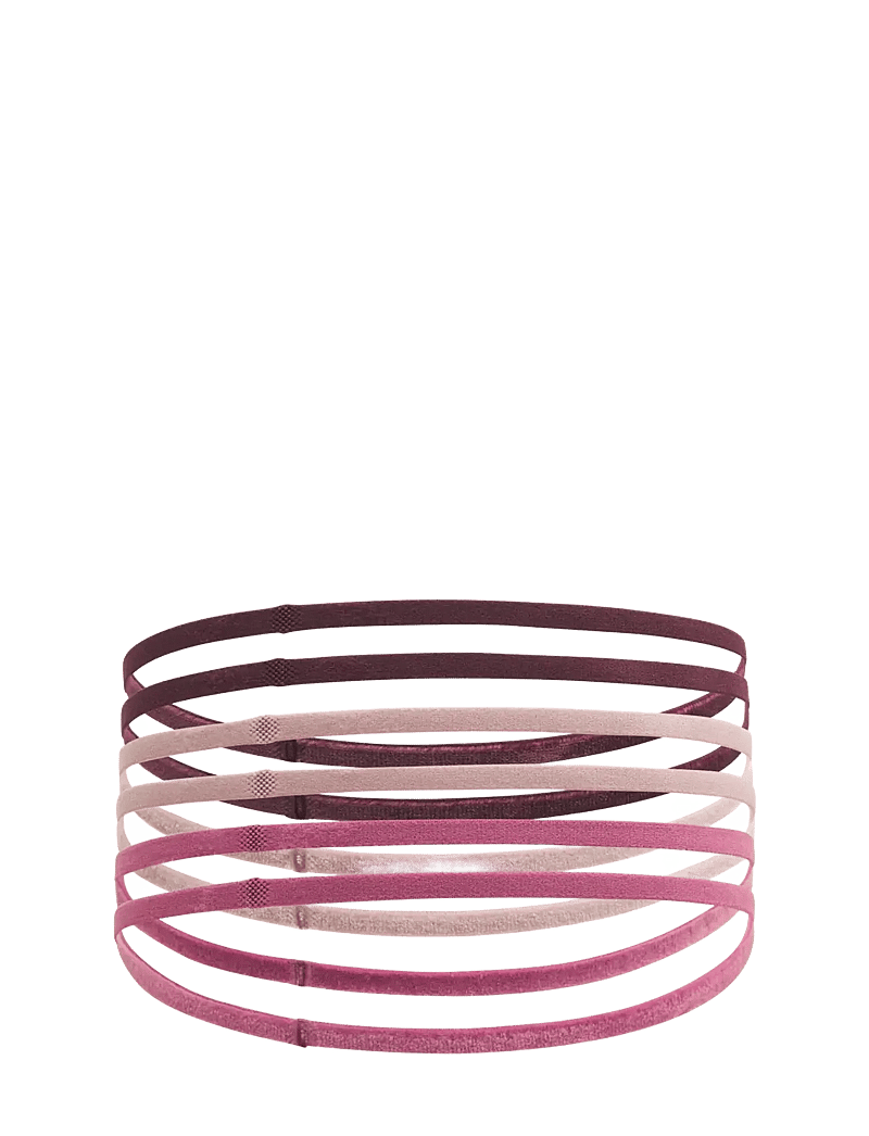 Under Armour - W Mini Elastic 6PK - opaski na głowę - dark maroon - 1