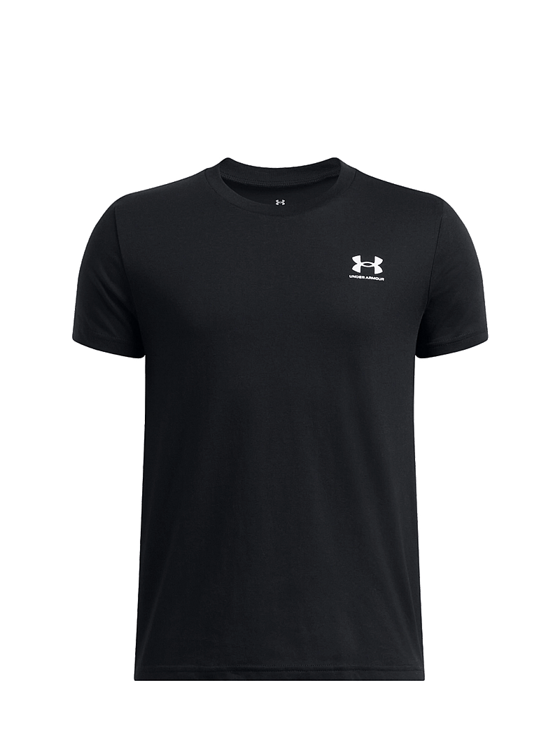 Under Armour - UA B SPORTSTYLE LC SS - lühikeste varrukatega t-särgid - black - 1