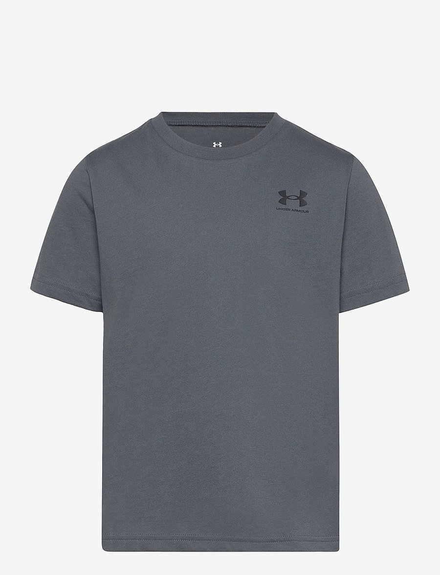 Under Armour - UA B SPORTSTYLE LC SS - kurzärmelig - black/gray - 1