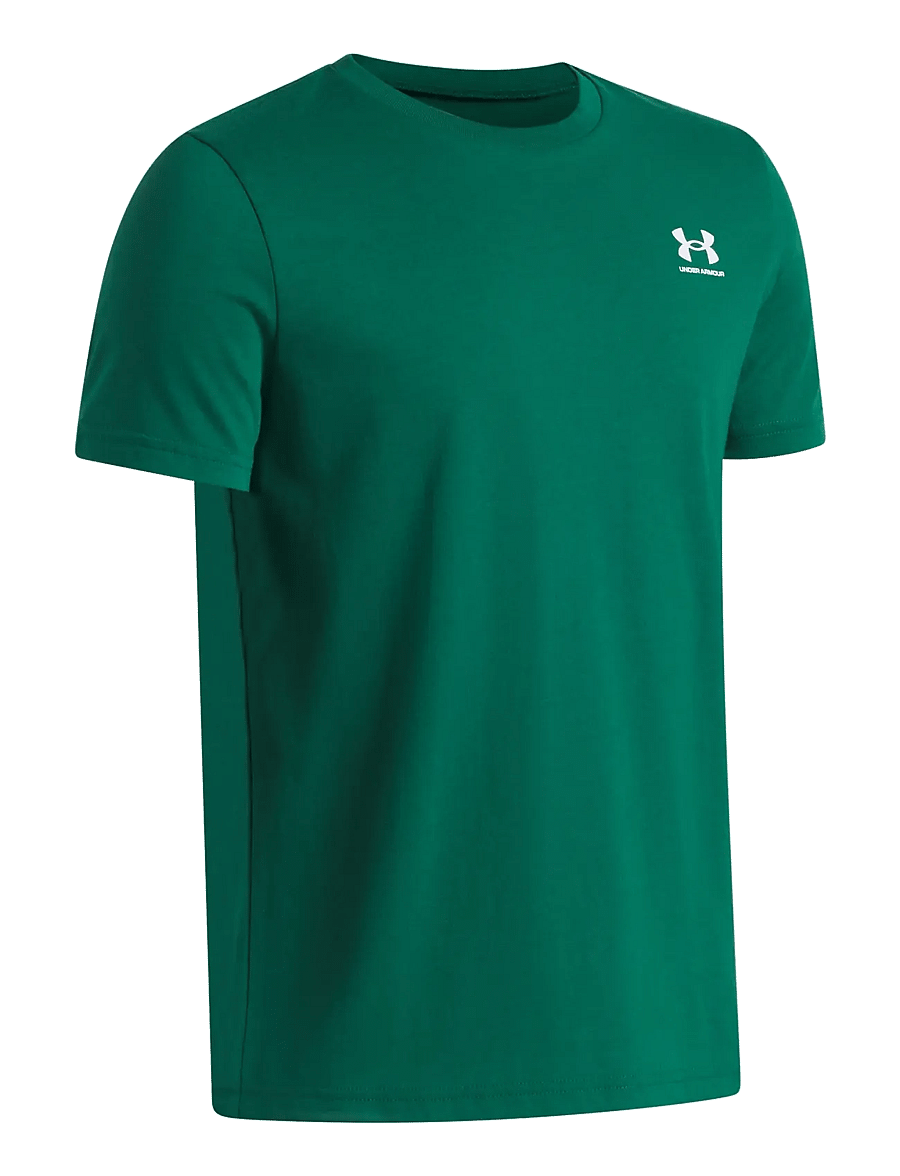 Under Armour - UA B SPORTSTYLE LC SS - lühikeste varrukatega t-särgid - campus ivy - 2
