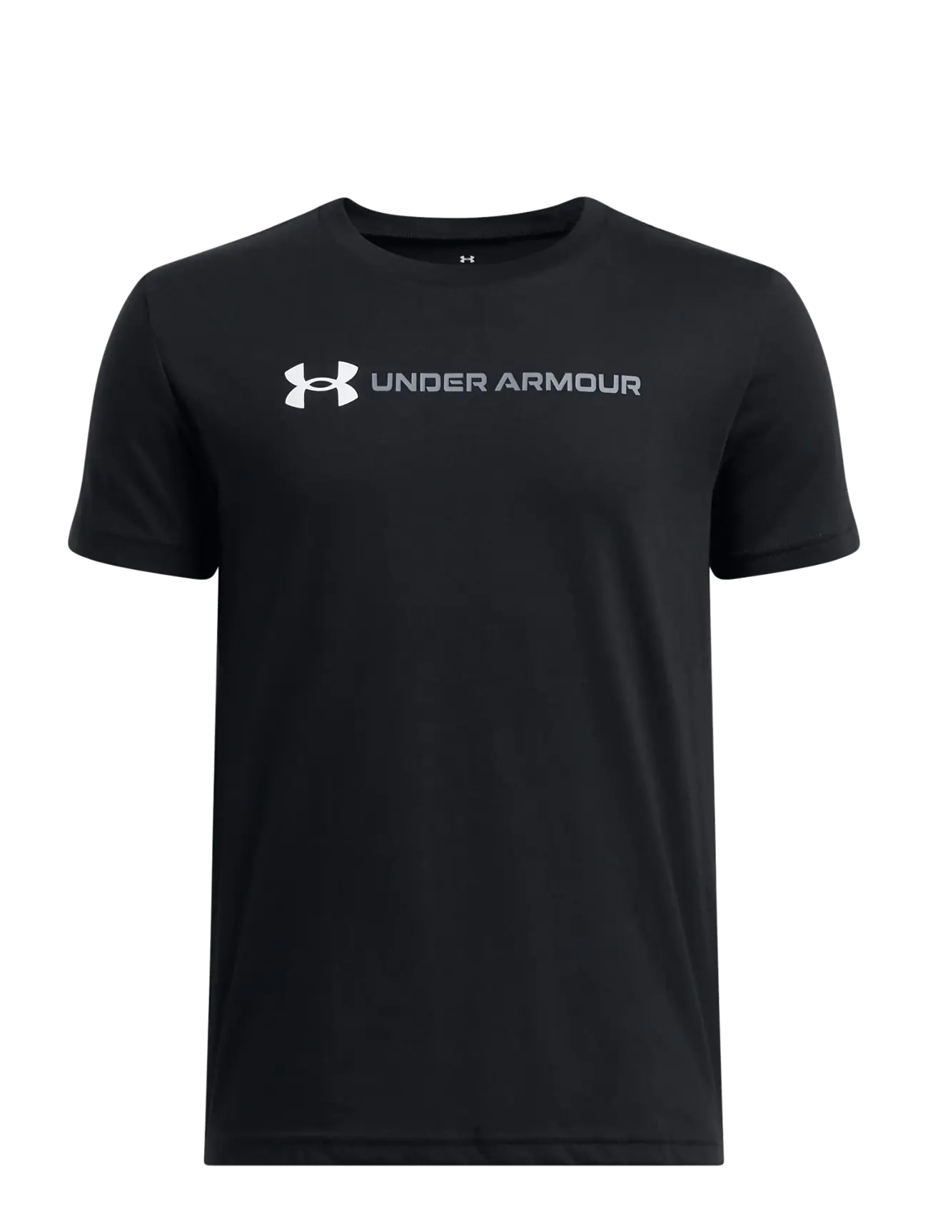 Under Armour UA B LOGO WORDMARK SS - T-särgid - BLACK / black