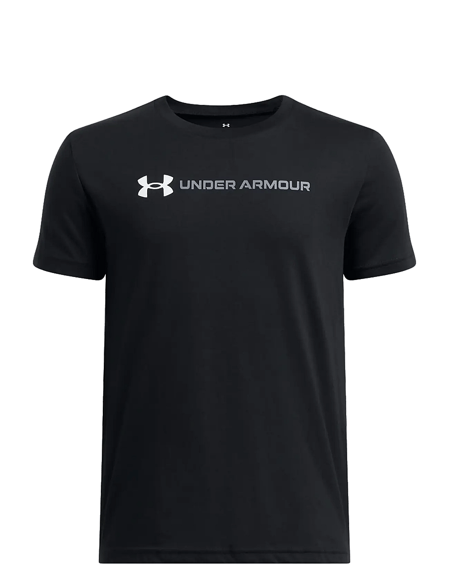 Under Armour - UA B LOGO WORDMARK SS - sporditopid - black - 0