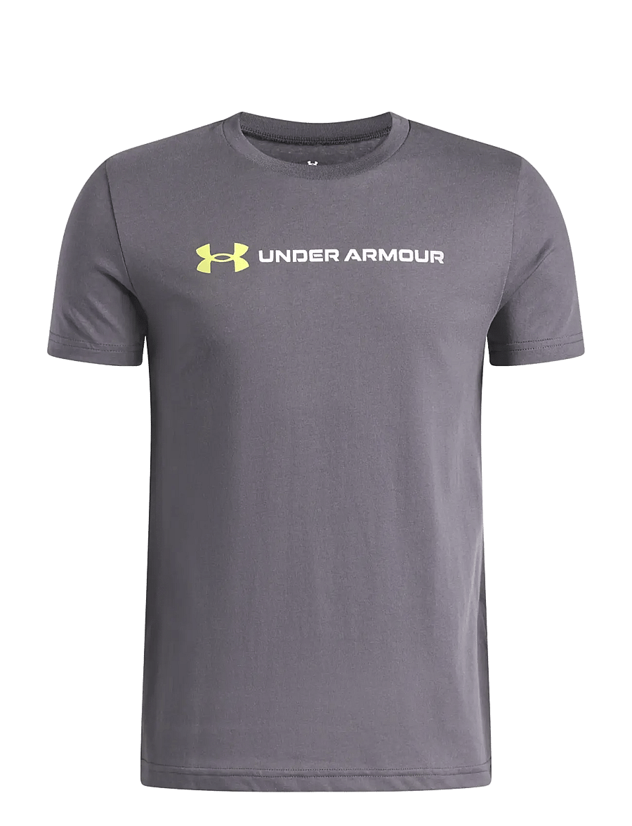 Under Armour - UA B LOGO WORDMARK SS - castlerock - 0