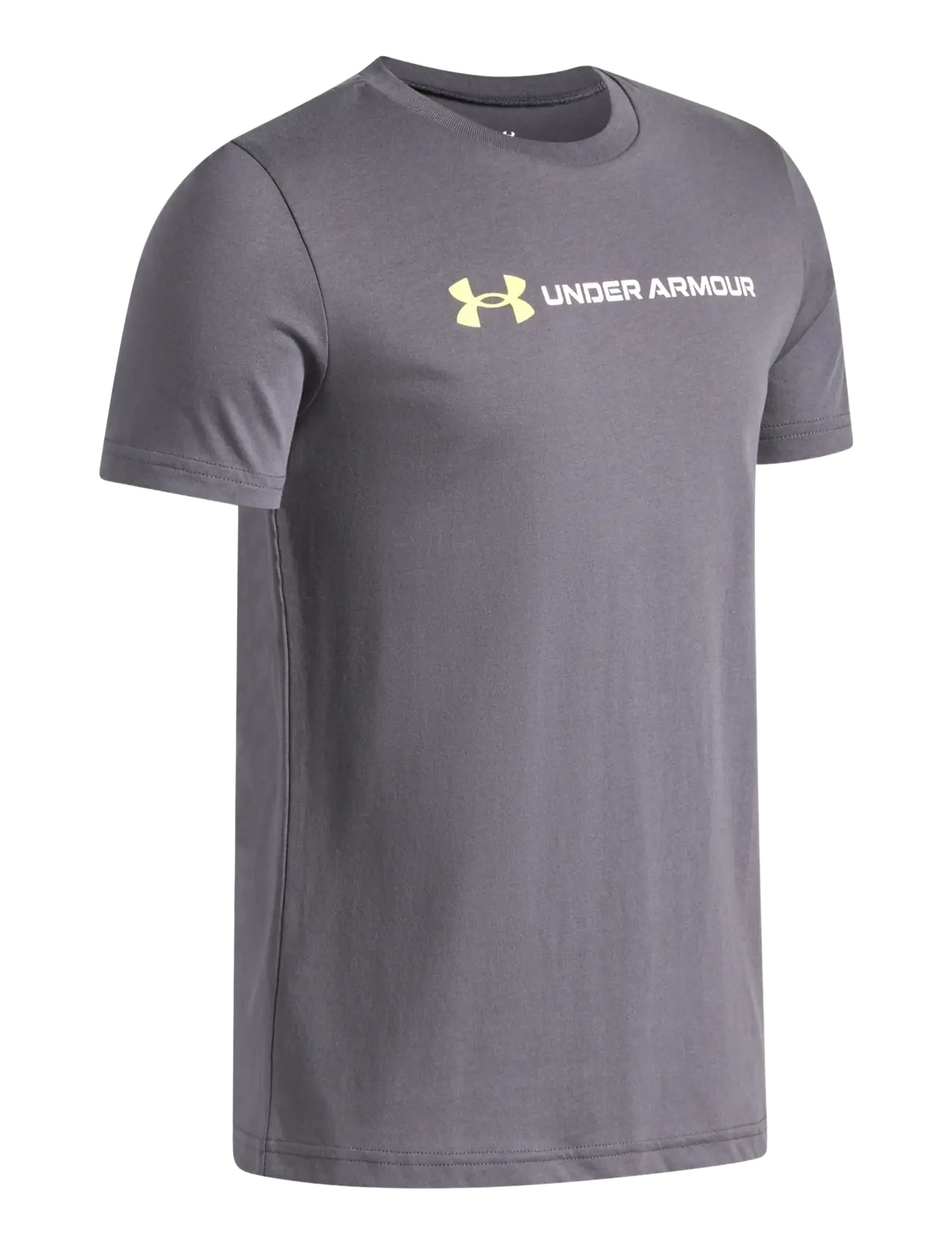 Under Armour - UA B LOGO WORDMARK SS - castlerock - 2