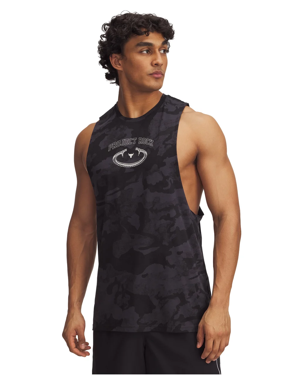 Under Armour - Pjt Rck Camo Tank - treenitopit - anthracite - 0