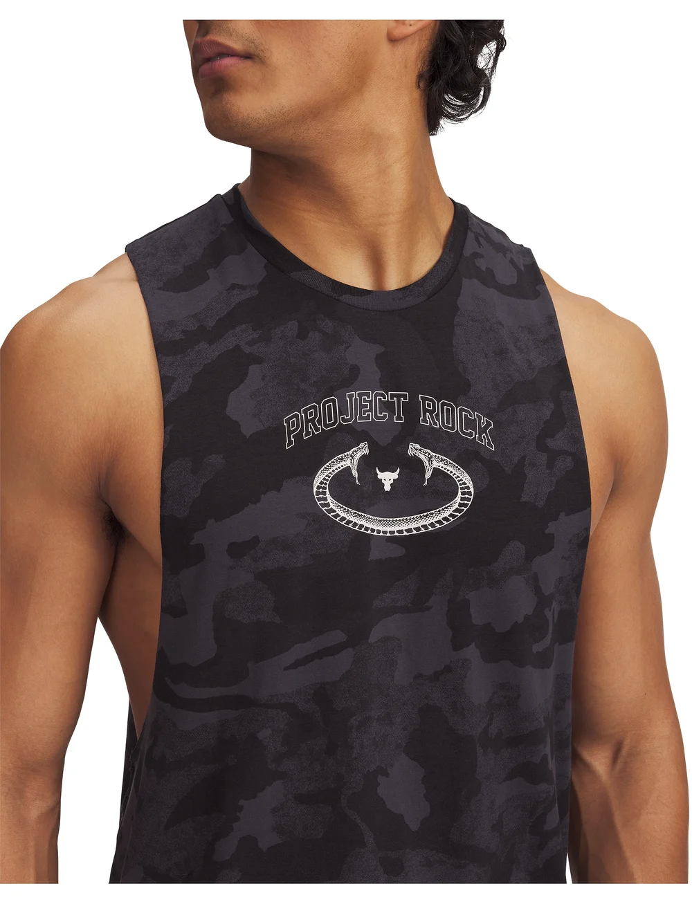 Under Armour - Pjt Rck Camo Tank - treenitopit - anthracite - 4