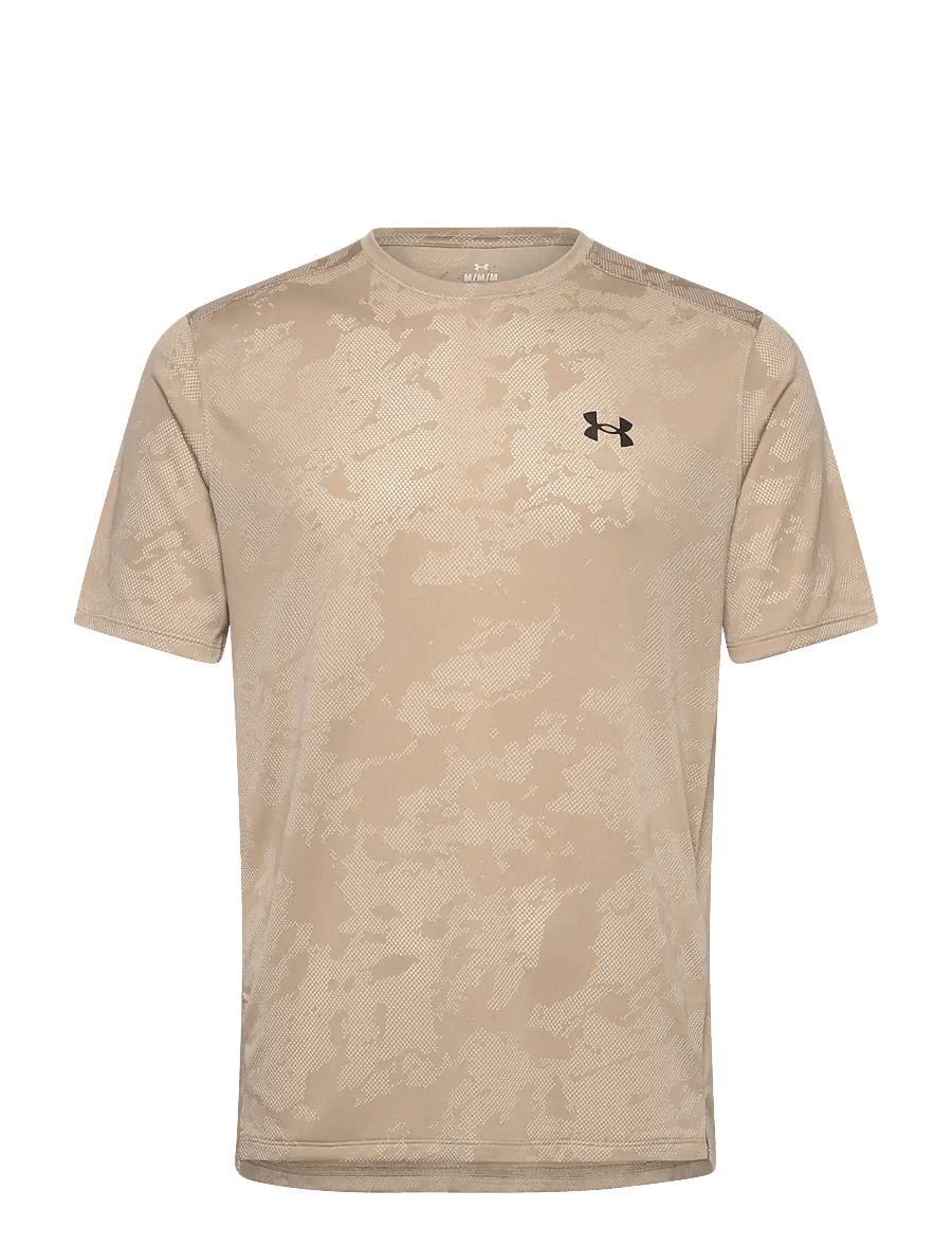 Under Armour - UA Tech Vent Jcqrd SS - t-shirts - city khaki - 1