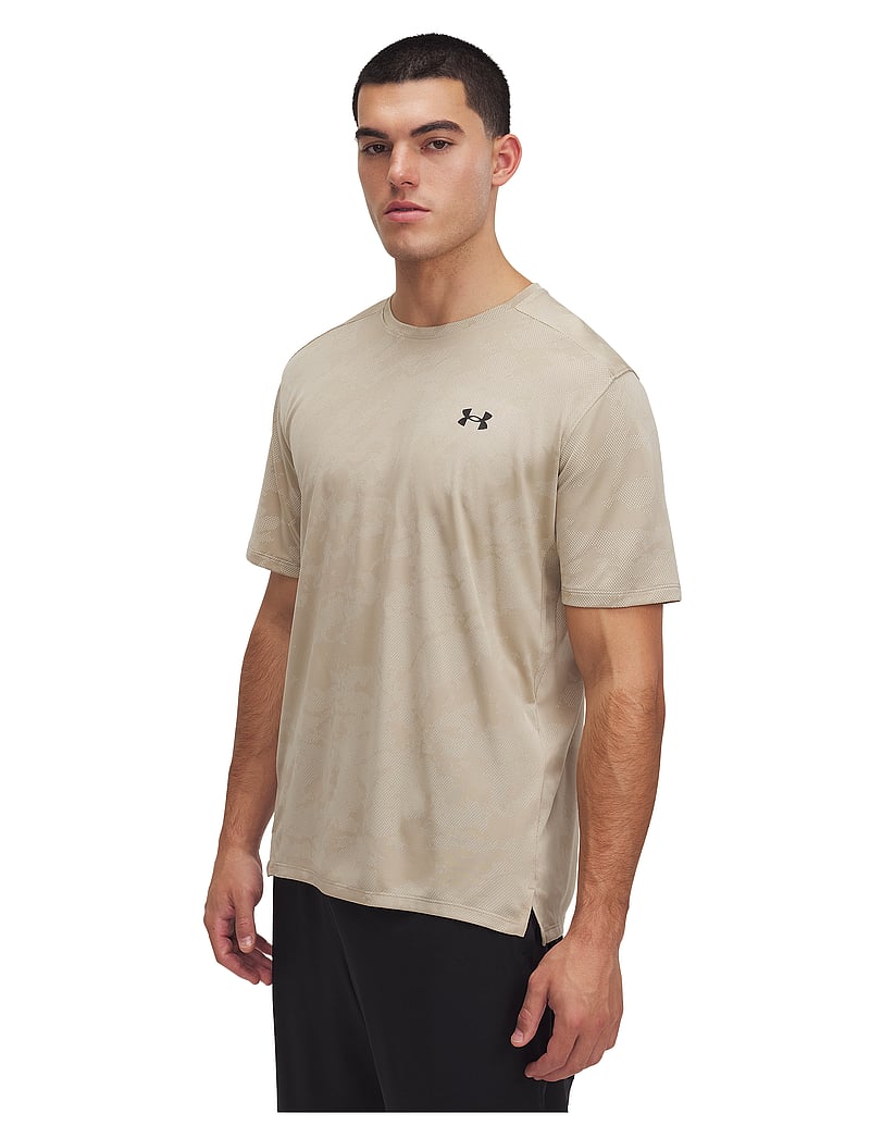 Under Armour - UA Tech Vent Jcqrd SS - stuttermarbolir - city khaki - 0