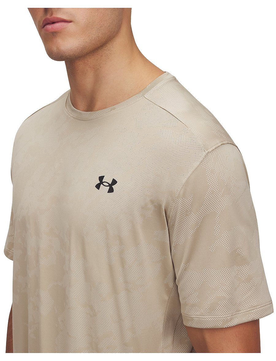 Under Armour - UA Tech Vent Jcqrd SS - t-shirts - city khaki - 4