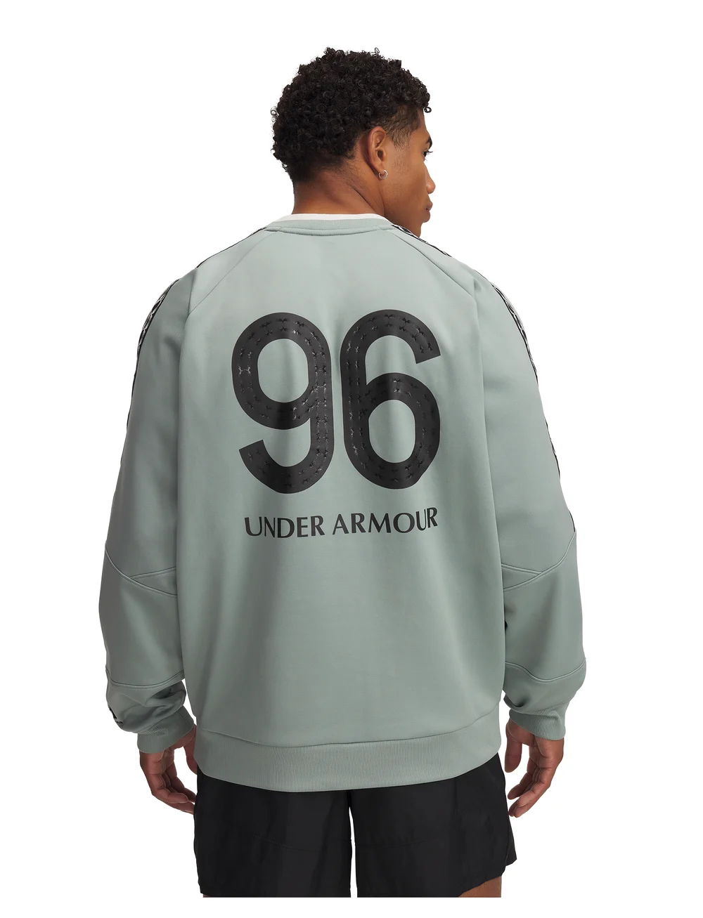Under Armour - M's 96 Terrace Crew Neck - sweatshirts - silica green - 5