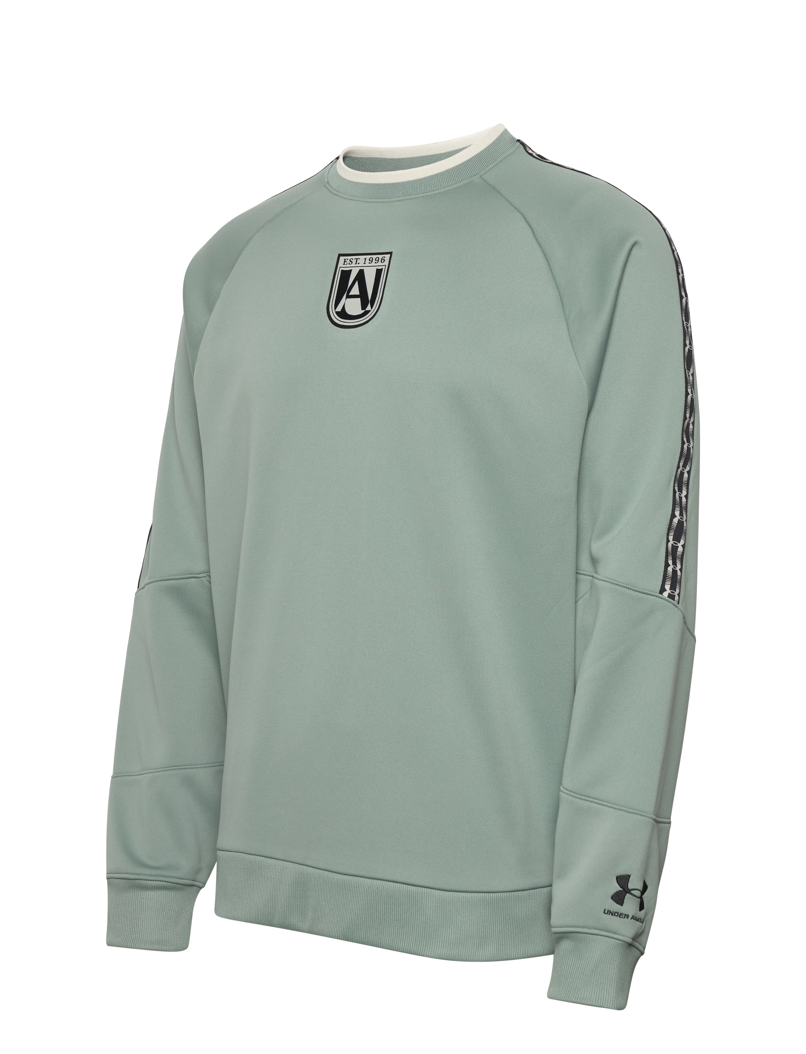 Under Armour - M's 96 Terrace Crew Neck - sweatshirts - silica green - 3