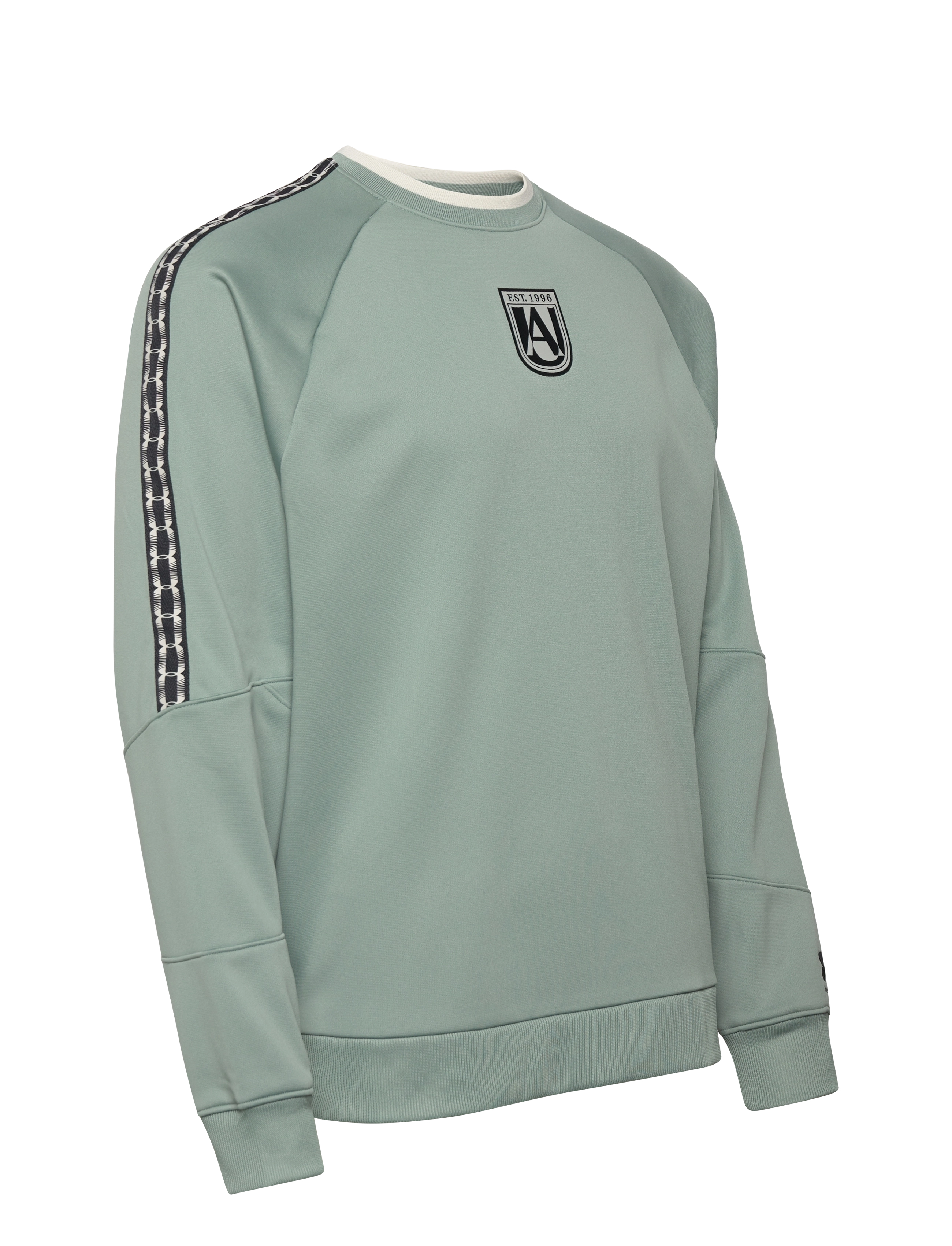 Under Armour - M's 96 Terrace Crew Neck - sweatshirts - silica green - 4