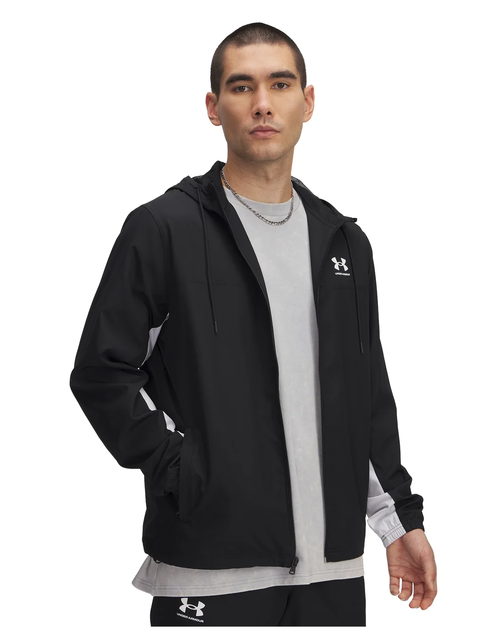 Under Armour - UA Rival Wvn Windbreaker - anoraks - black - 0
