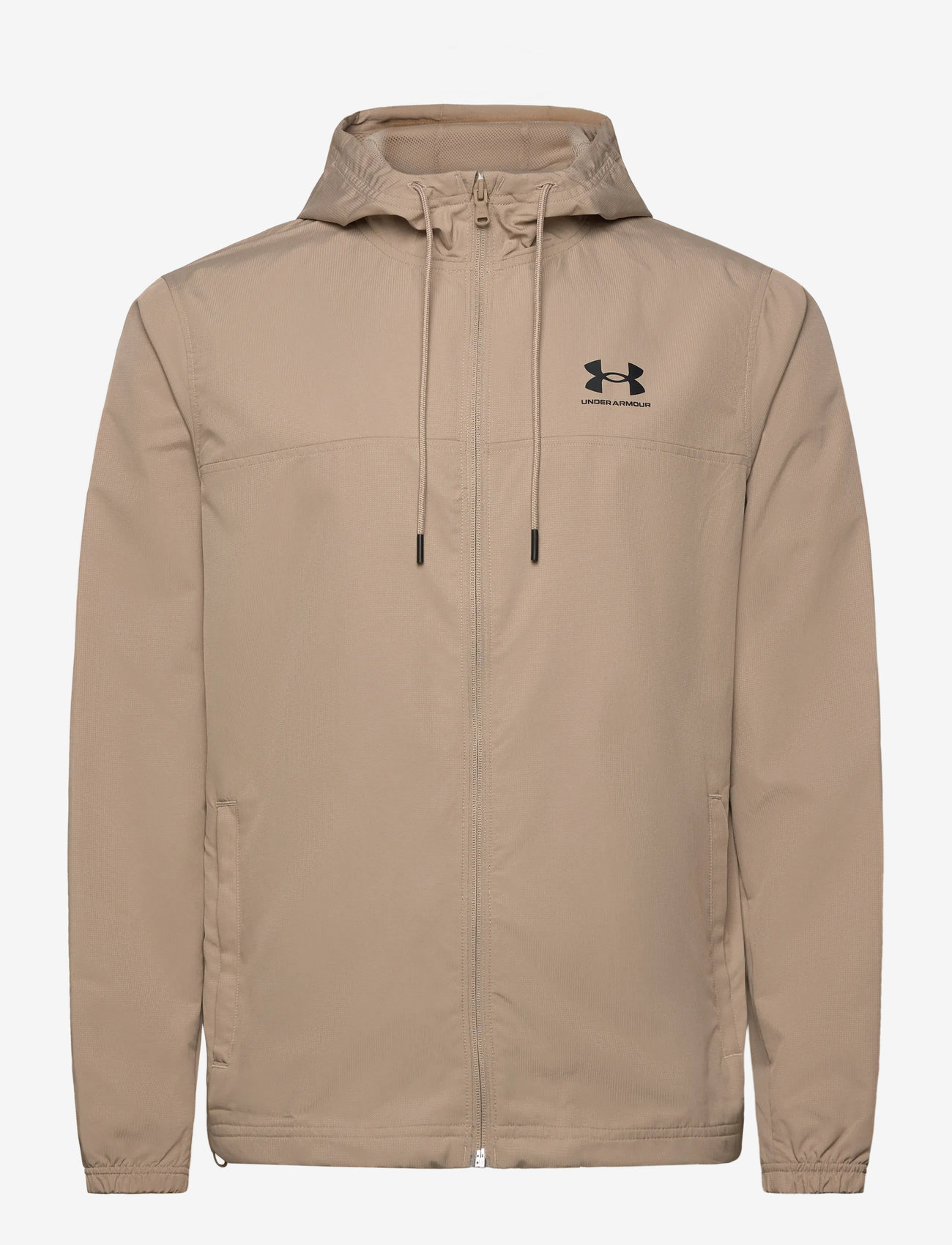 Under Armour - UA Rival Wvn Windbreaker - sportjackor - city khaki - 1