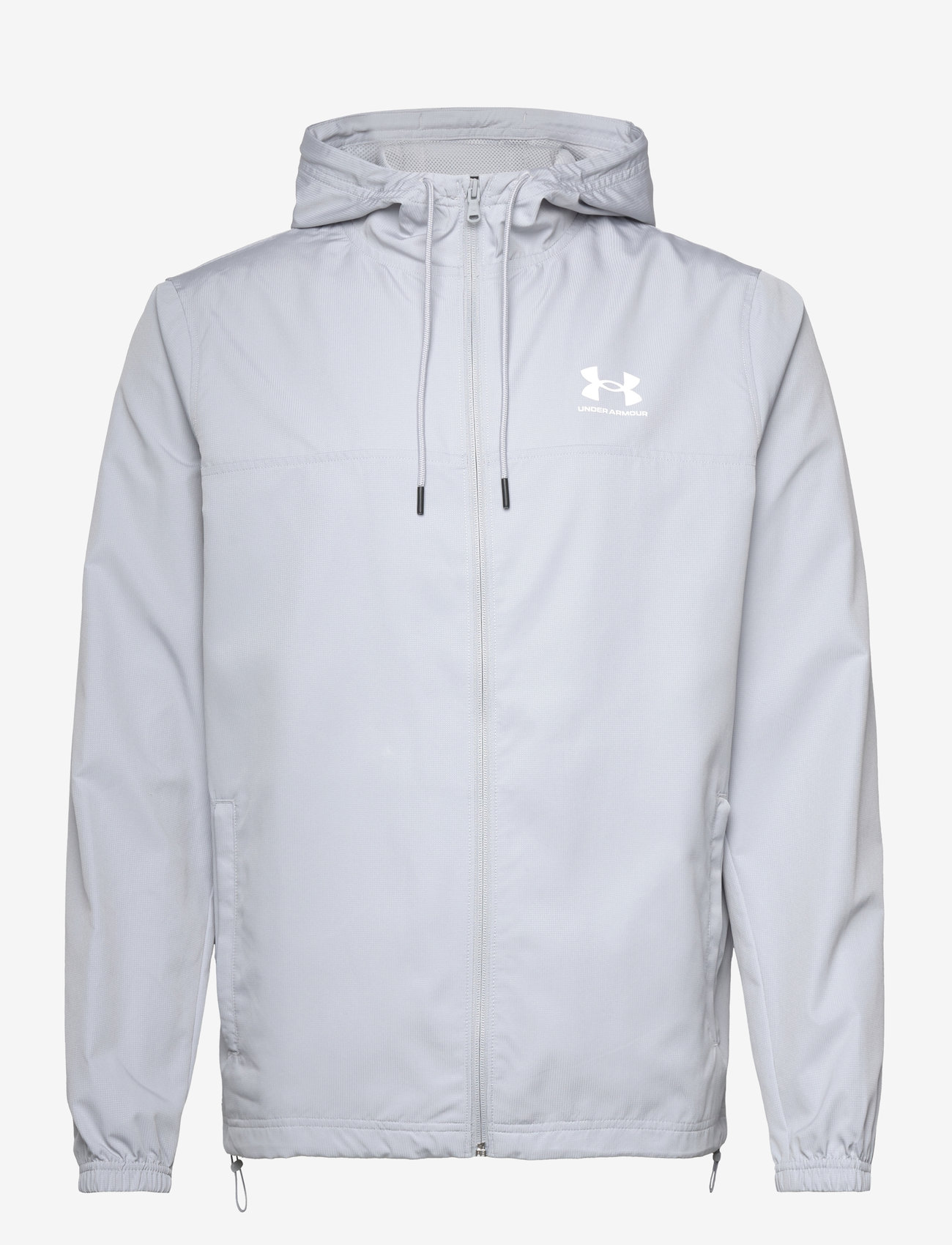 Under Armour - UA Rival Wvn Windbreaker - sportsjakker - mod gray - 0