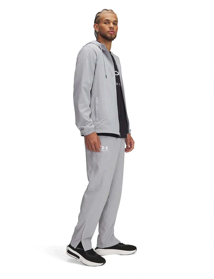 Under Armour - UA Rival Wvn Windbreaker Pnt - träningsbyxor - black/gray - 4