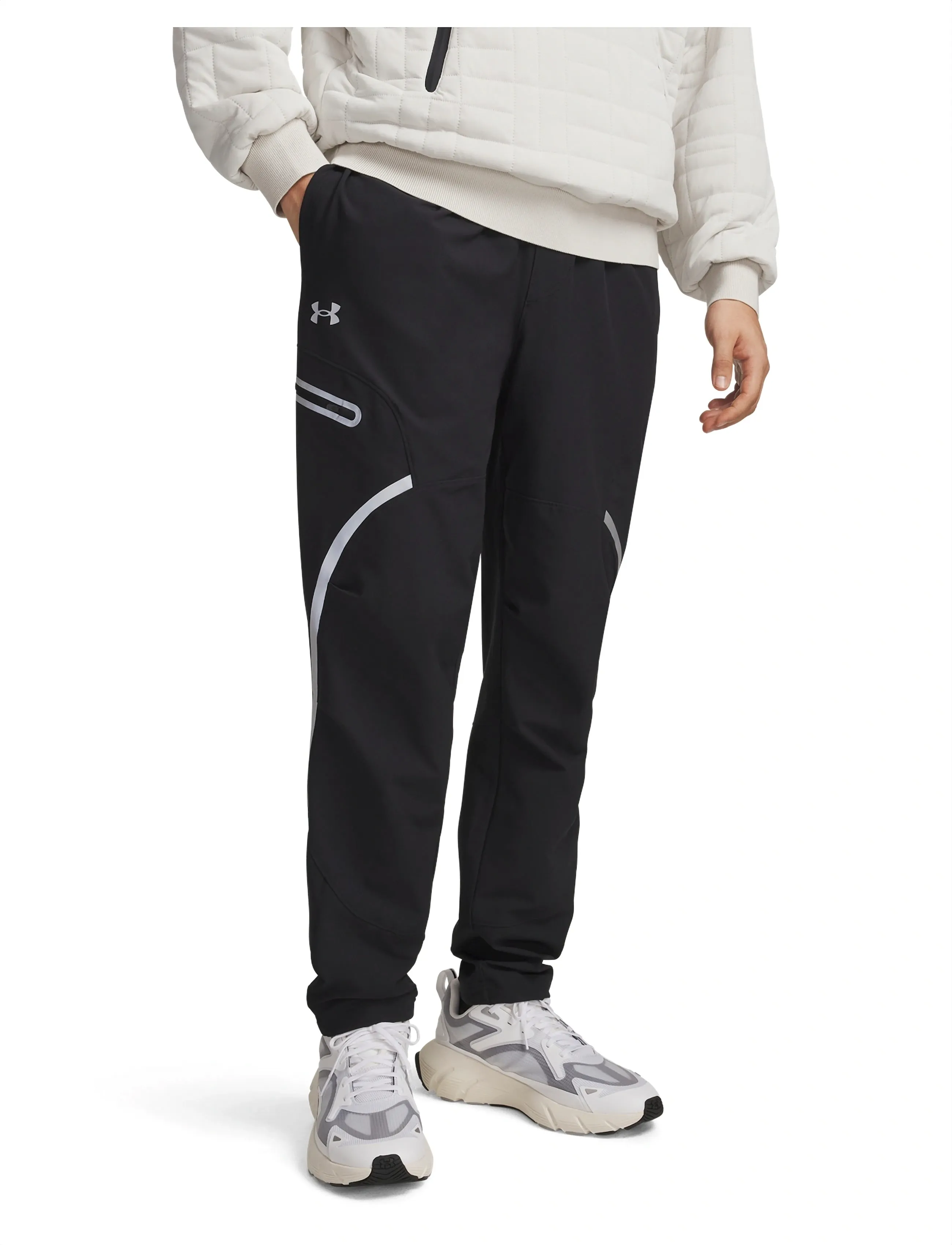 Under Armour Ua Unstoppable Cargo Pant, 3XL, Black, Sport Pants > Sport Casual Trousers, Herre