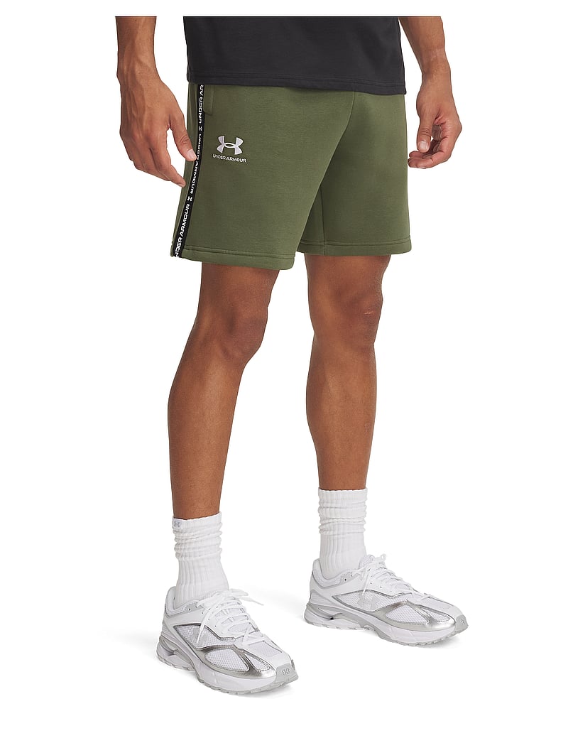 Under Armour - UA Icon Fleece Short Taping - apakšējais apģērbs - marine od green - 0