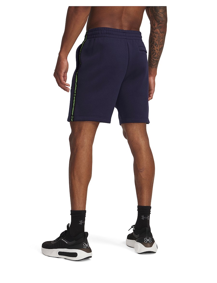 Under Armour - UA Icon Fleece Short Taping - apatinės dalies rūbai - midnight navy - 5