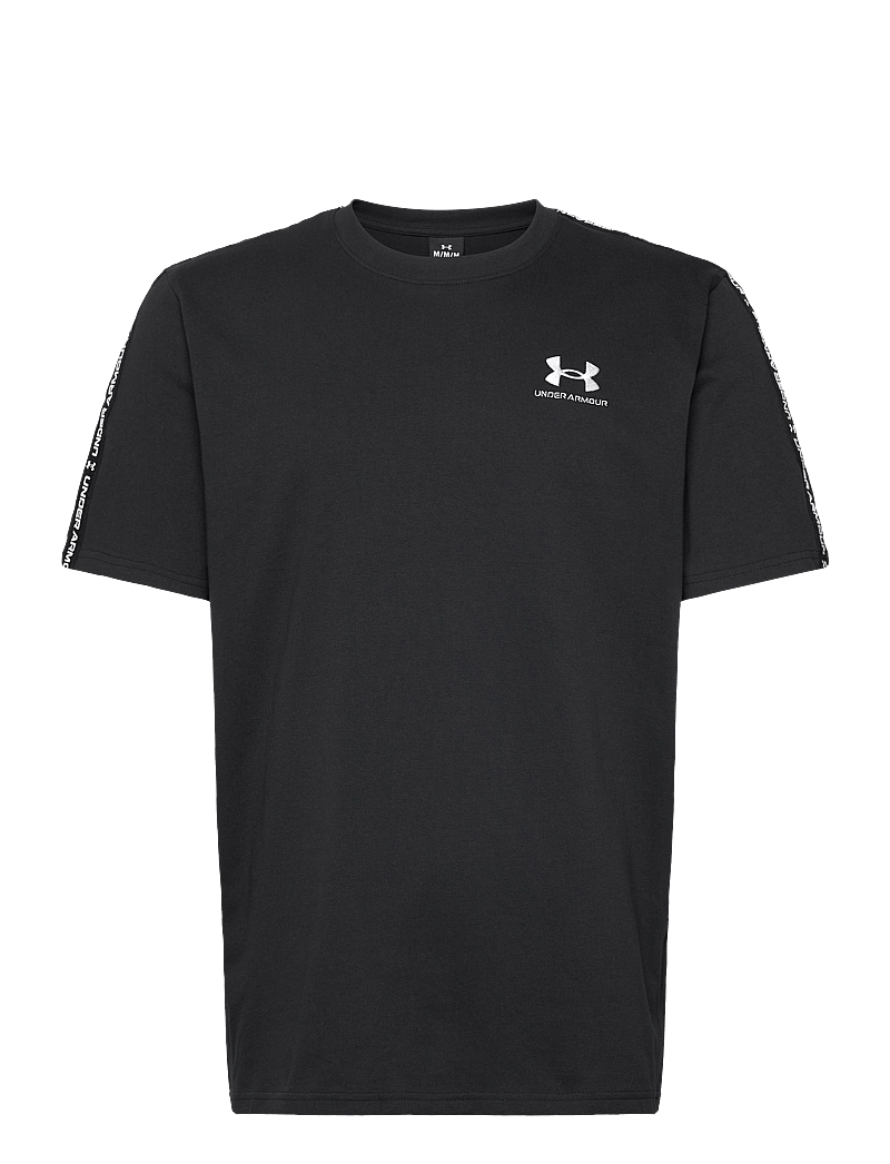 Under Armour - UA Icon HWT Tee Taping - oberteile & t-shirts - black - 1