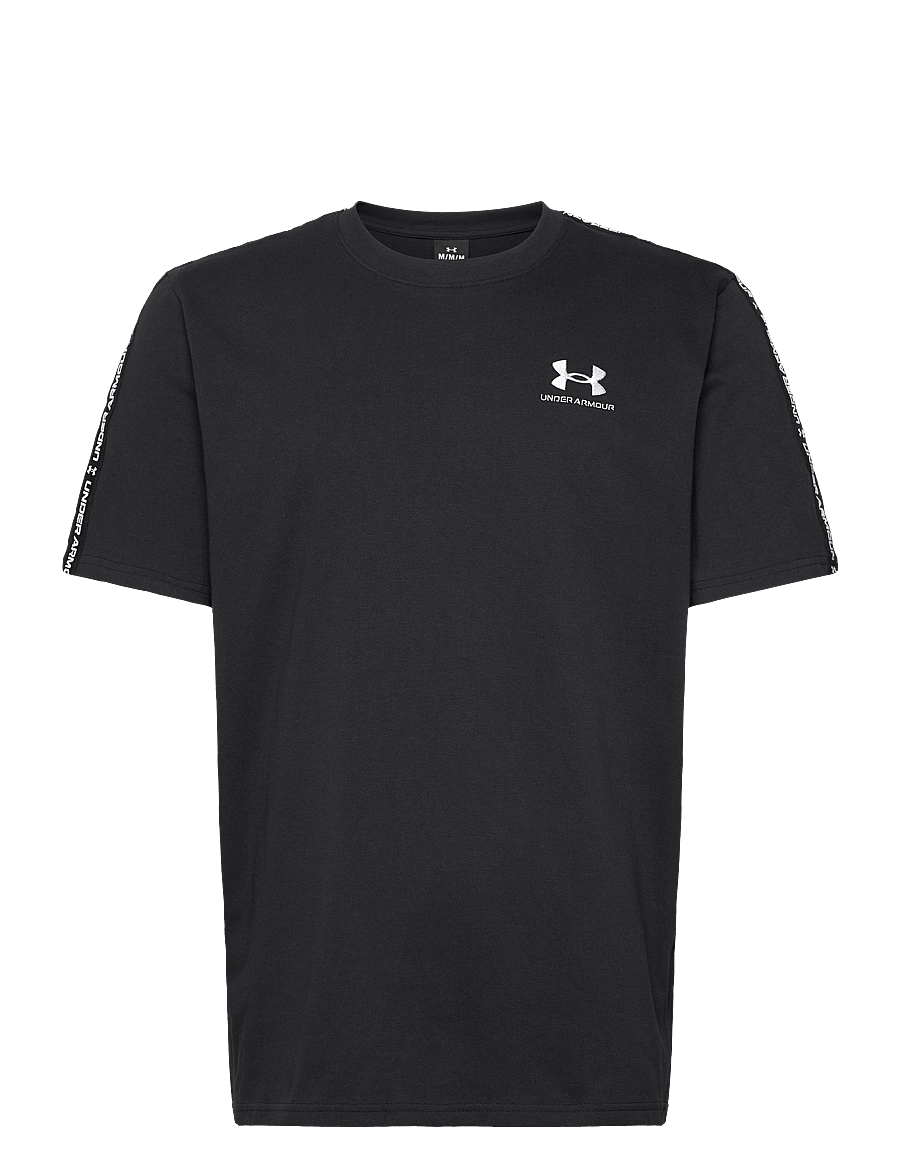 Under Armour - UA Icon HWT Tee Taping - oberteile & t-shirts - black - 1