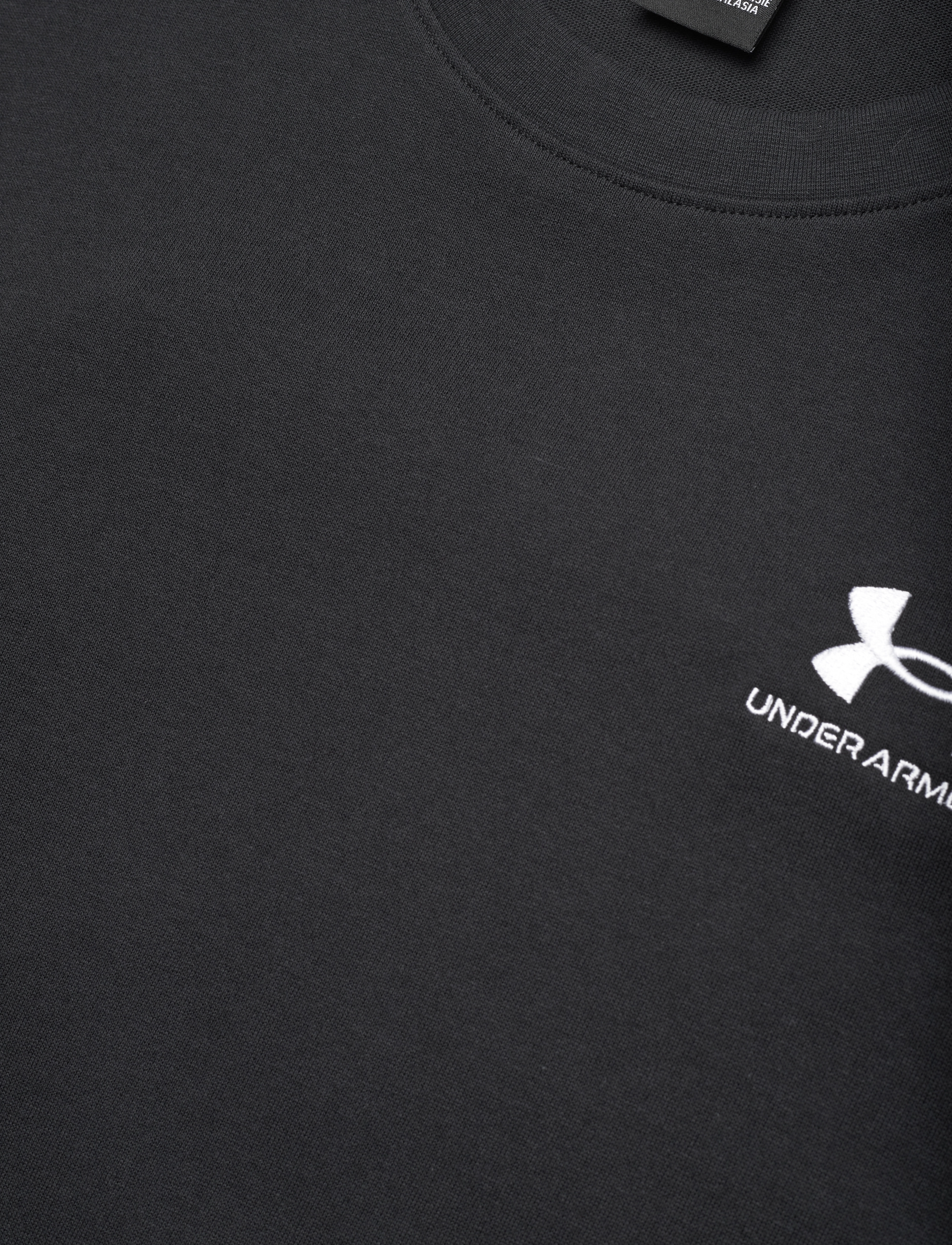 Under Armour - UA Icon HWT Tee Taping - oberteile & t-shirts - black - 5