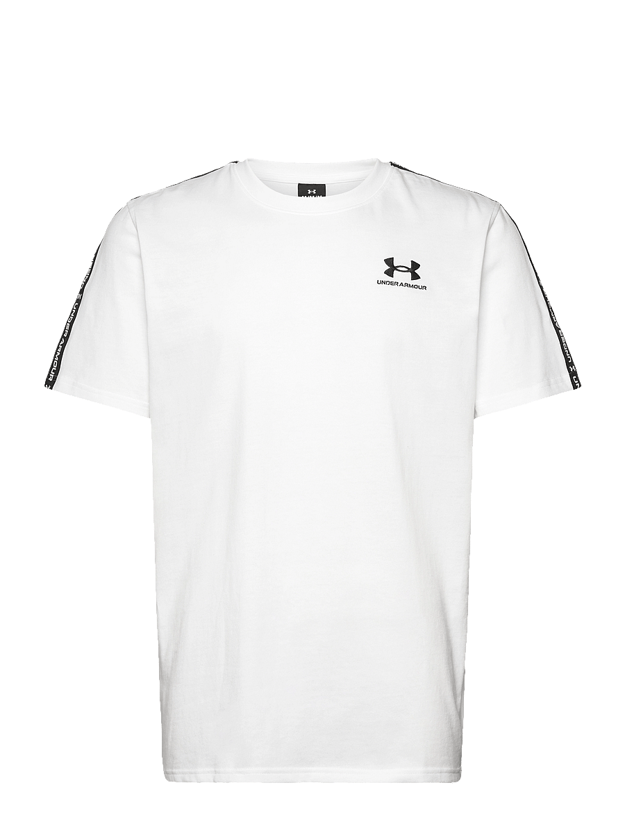 Under Armour - UA Icon HWT Tee Taping - oberteile & t-shirts - white - 1