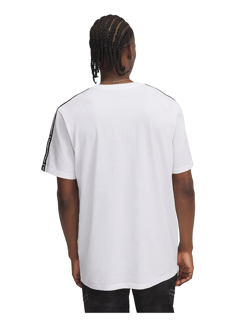 Under Armour - UA Icon HWT Tee Taping - oberteile & t-shirts - white - 3