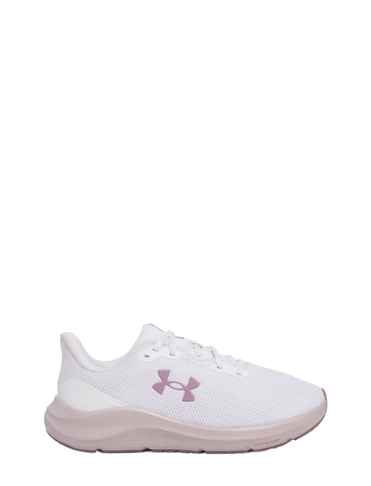 Under Armour UA W Charged Pursuit 4 - Løpesko - WHITE / purple