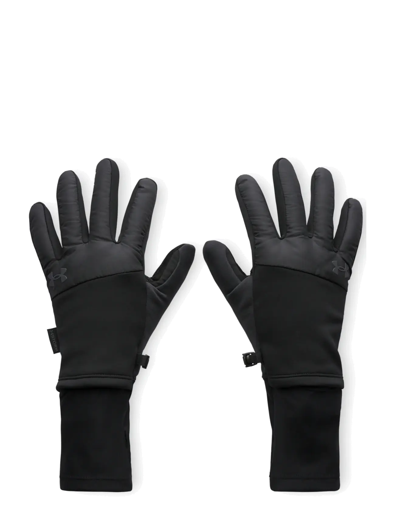 Under Armour M's Storm Fleece Run Gloves - Fingervantar - BLACK / black