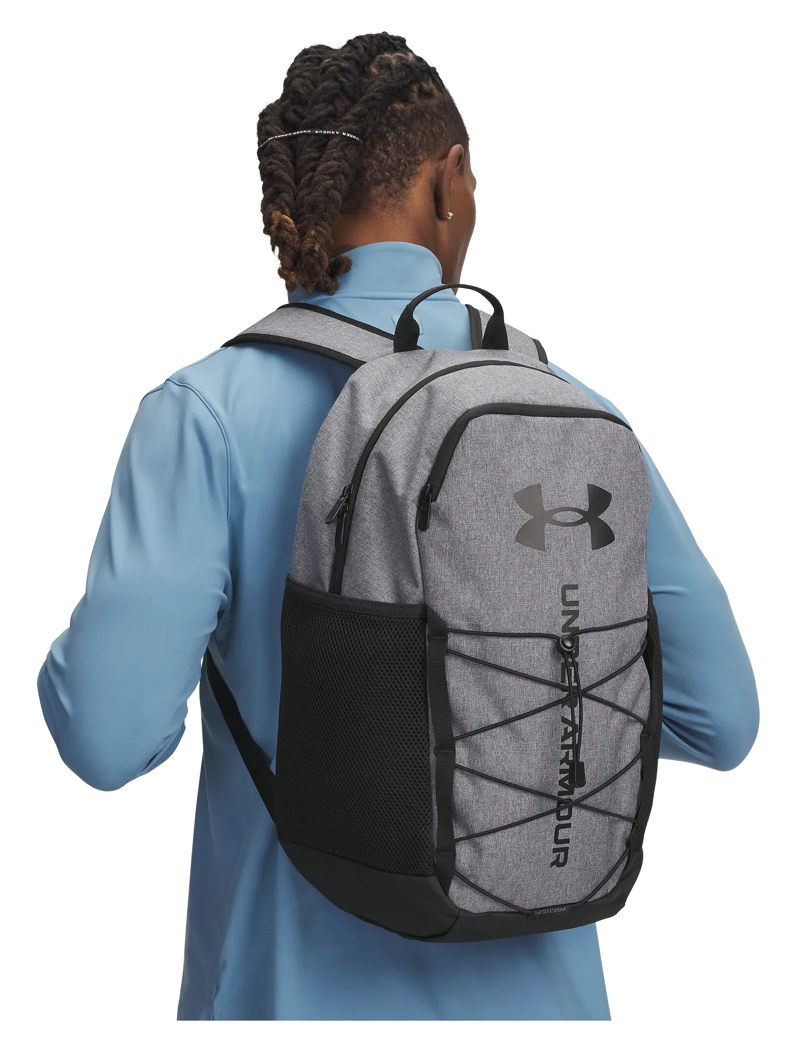 Under Armour Hustle Sport 6.0 Backpack, Mænd, Sports Rygsæk, Grå, Str: ONE SIZE
