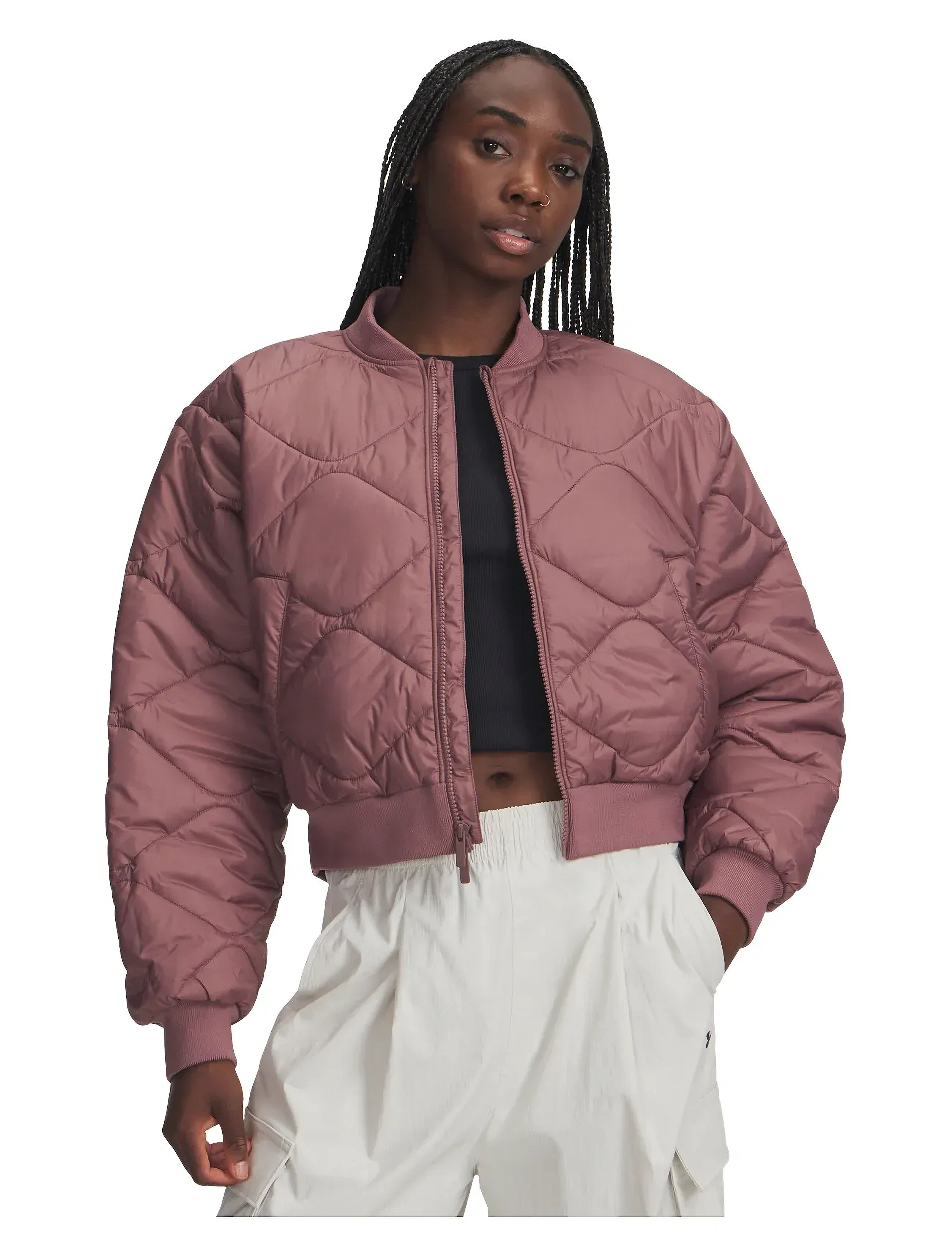 Under Armour Heritage Bomber, XL, Pink, Sport Jackets > Sport Padded Jackets, Dame